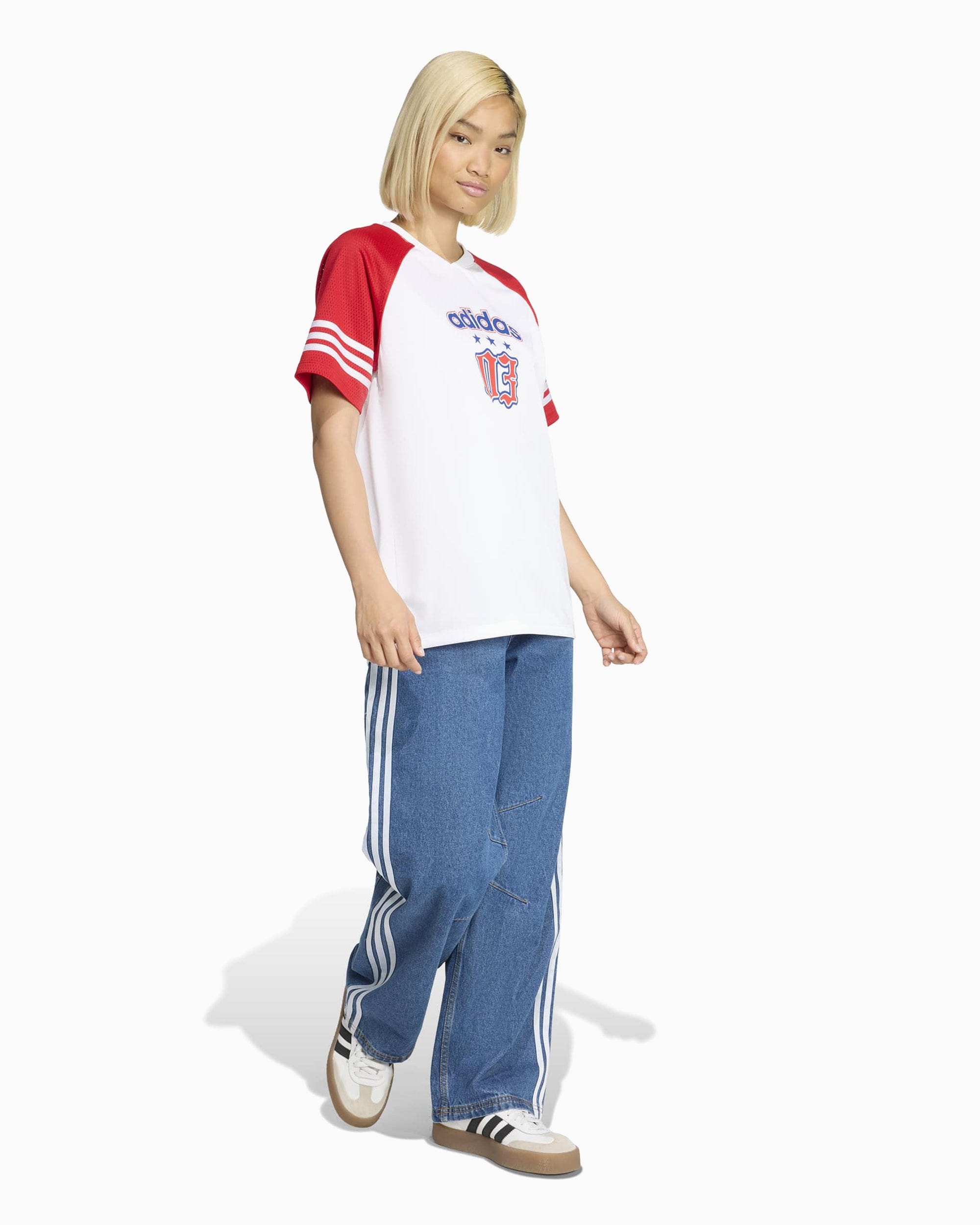 adidas Jersey T - Shirt Relaxed adidas Originals BB para mujer