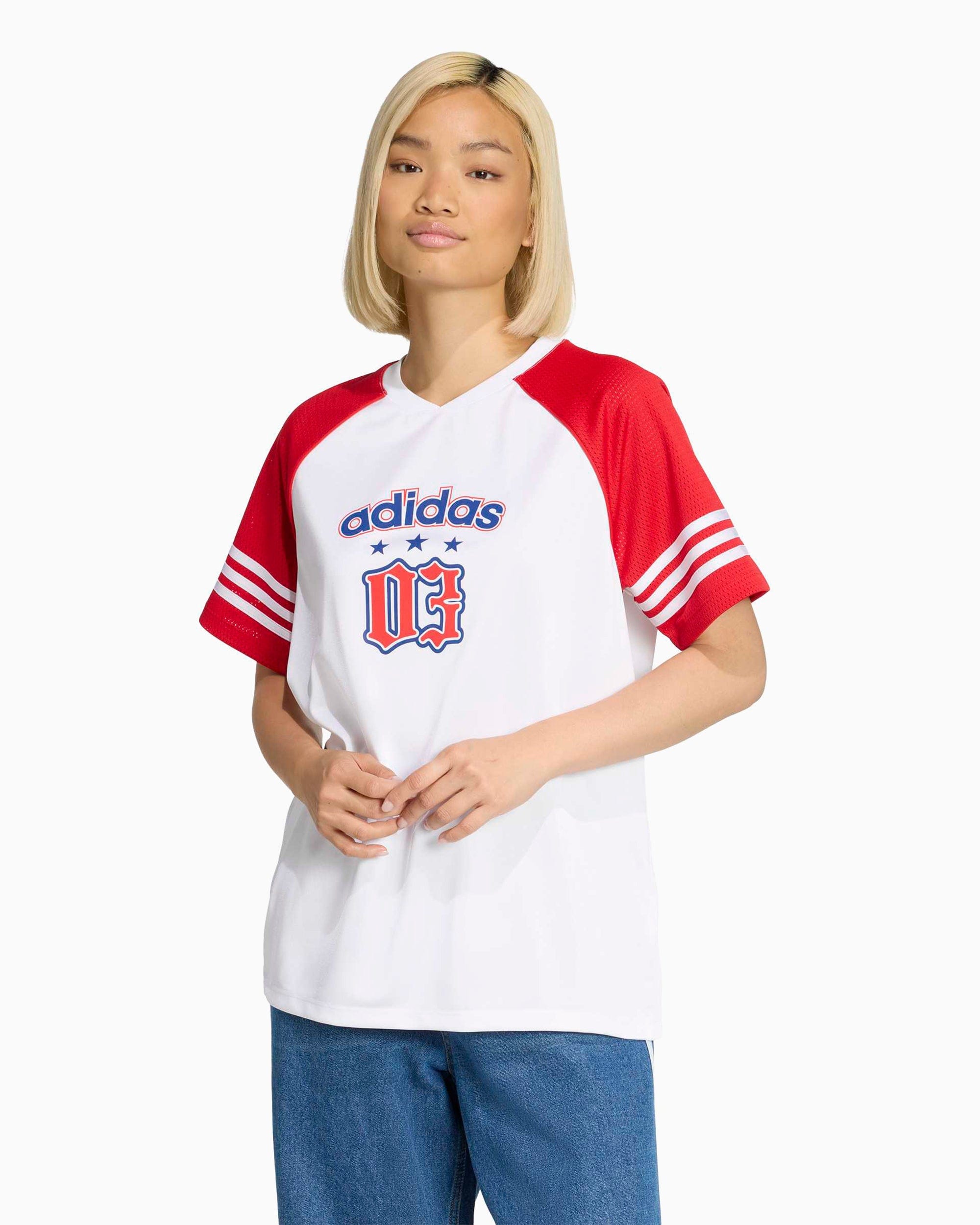 adidas Jersey T - Shirt Relaxed adidas Originals BB para mujer