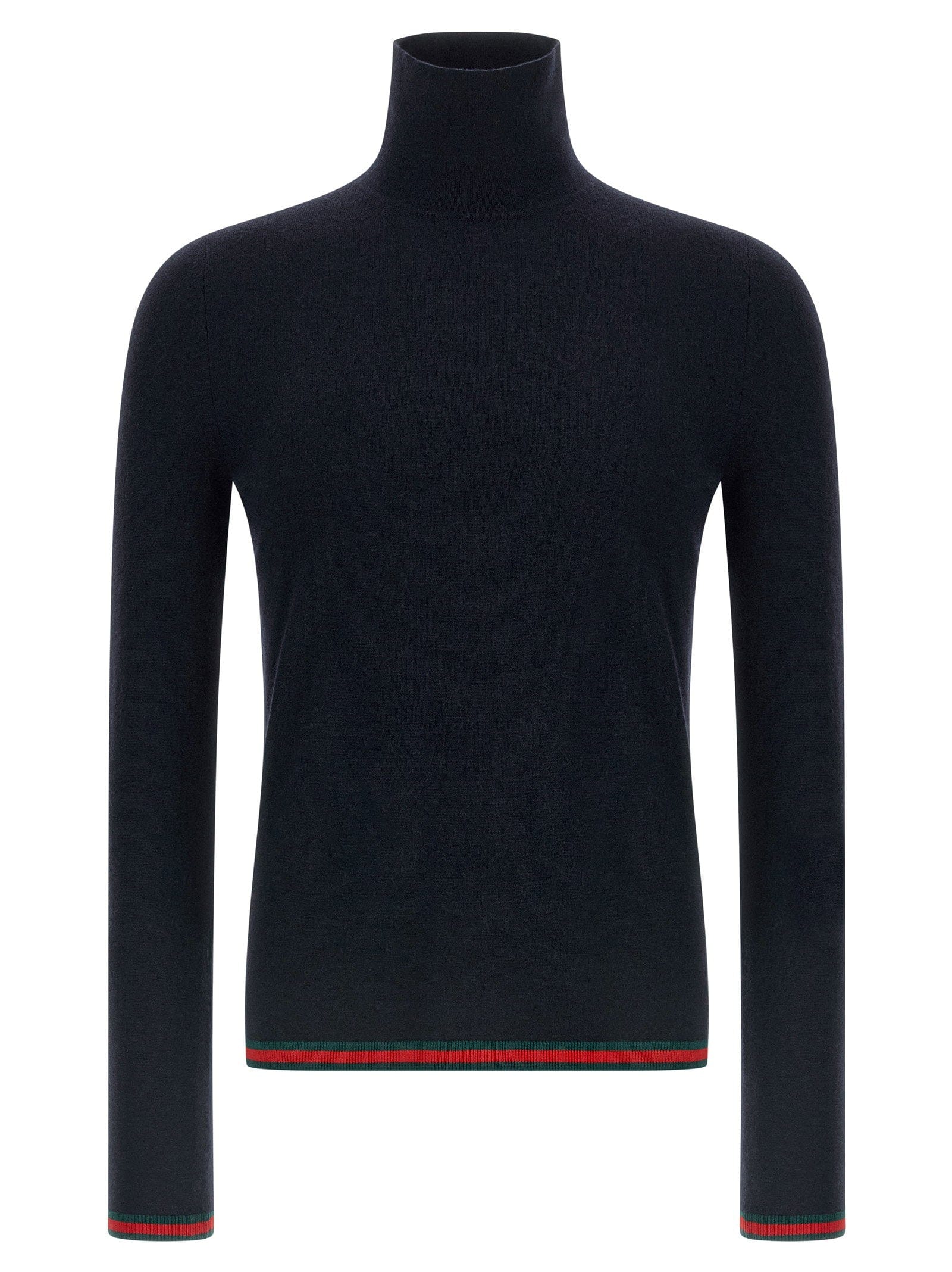 Gucci Cashmere Turtleneck Sweater — Navy