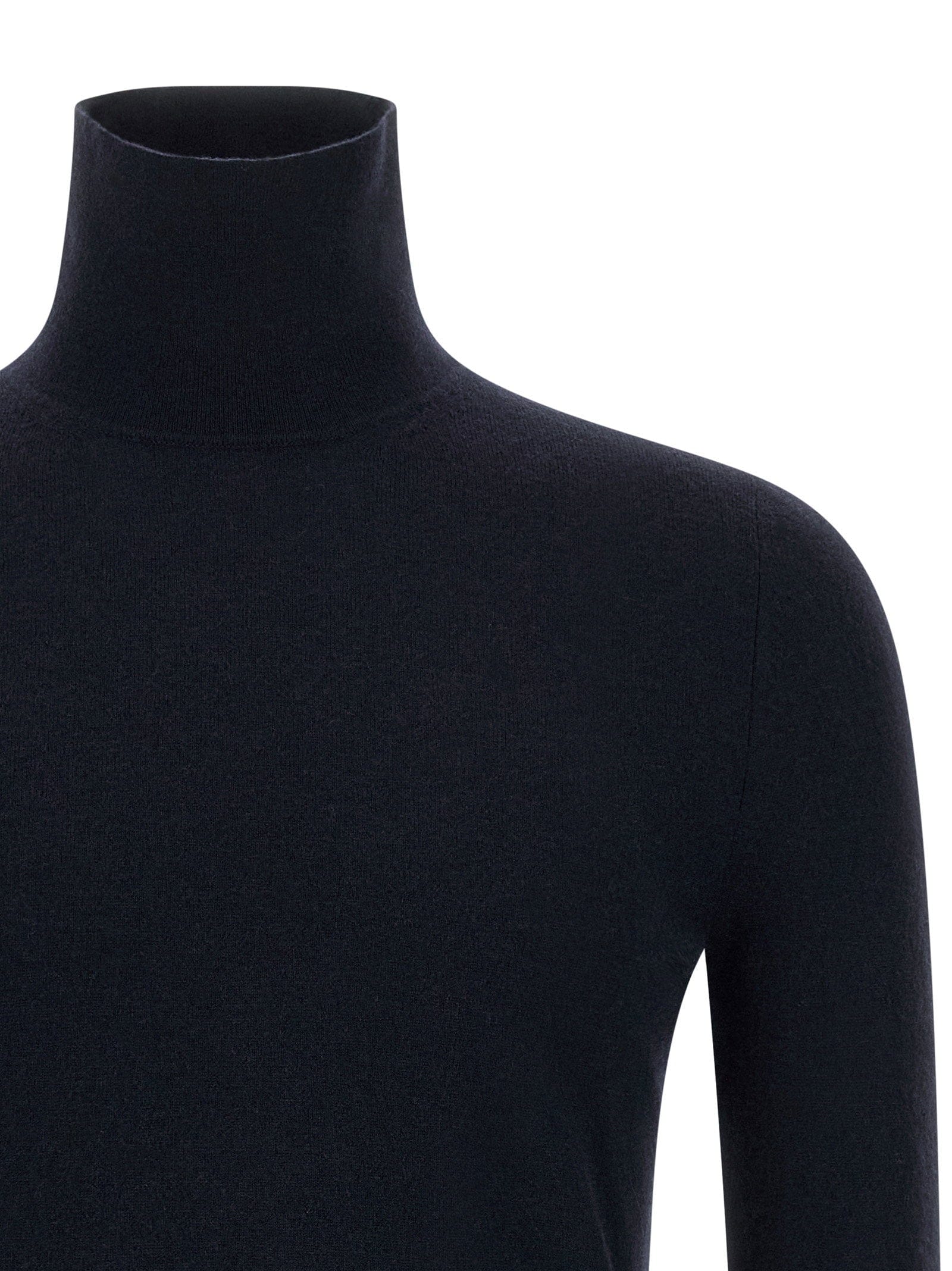 Gucci Cashmere Turtleneck Sweater — Navy
