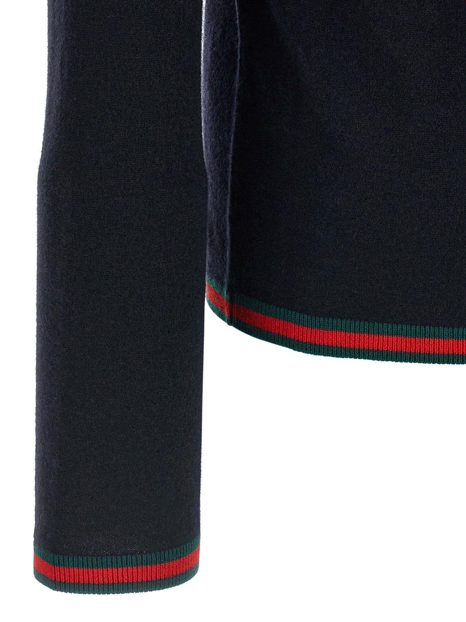 Gucci Cashmere Turtleneck Sweater — Navy