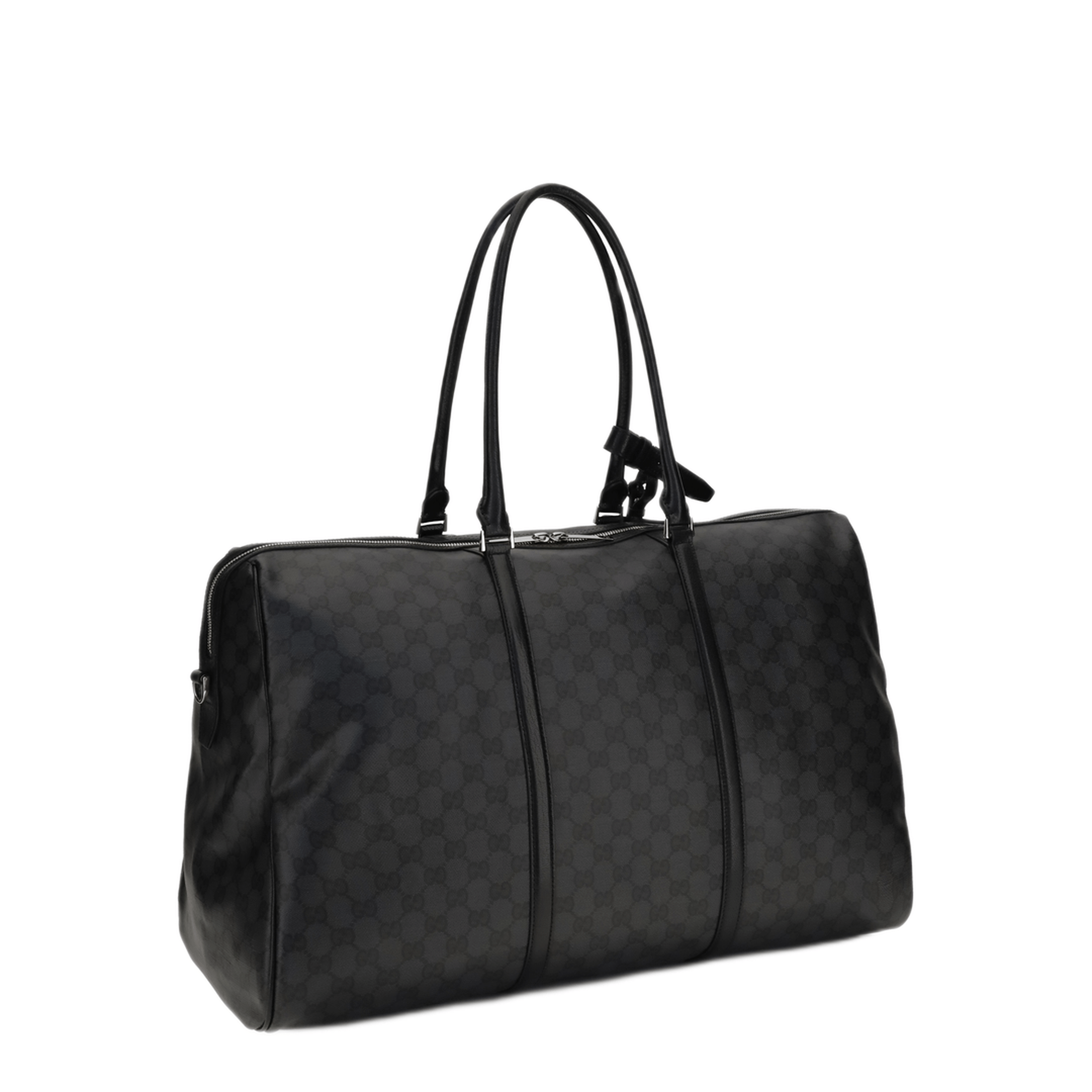 Gucci Essence Large Canvas Duffle Bag - Black