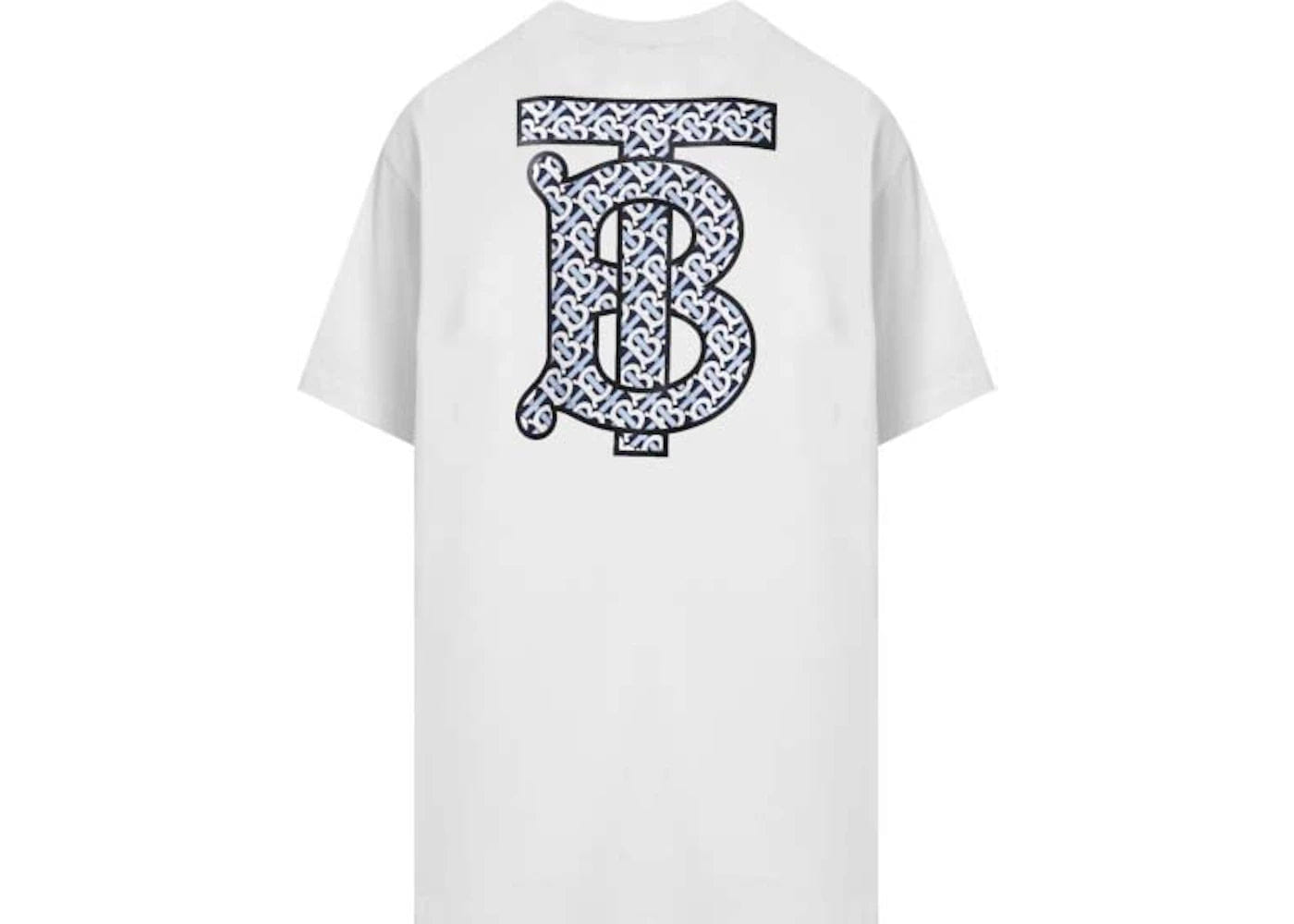 Burberry Monogram Motif Cotton Oversized T - shirt White