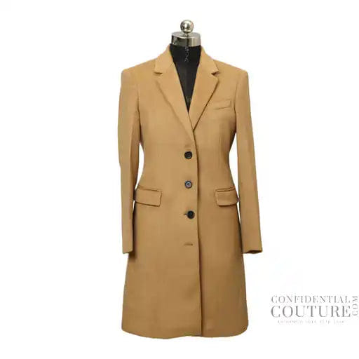 Burberry Tan Cashmere Trench Coat - UK - 12, US - 10, IT - 44