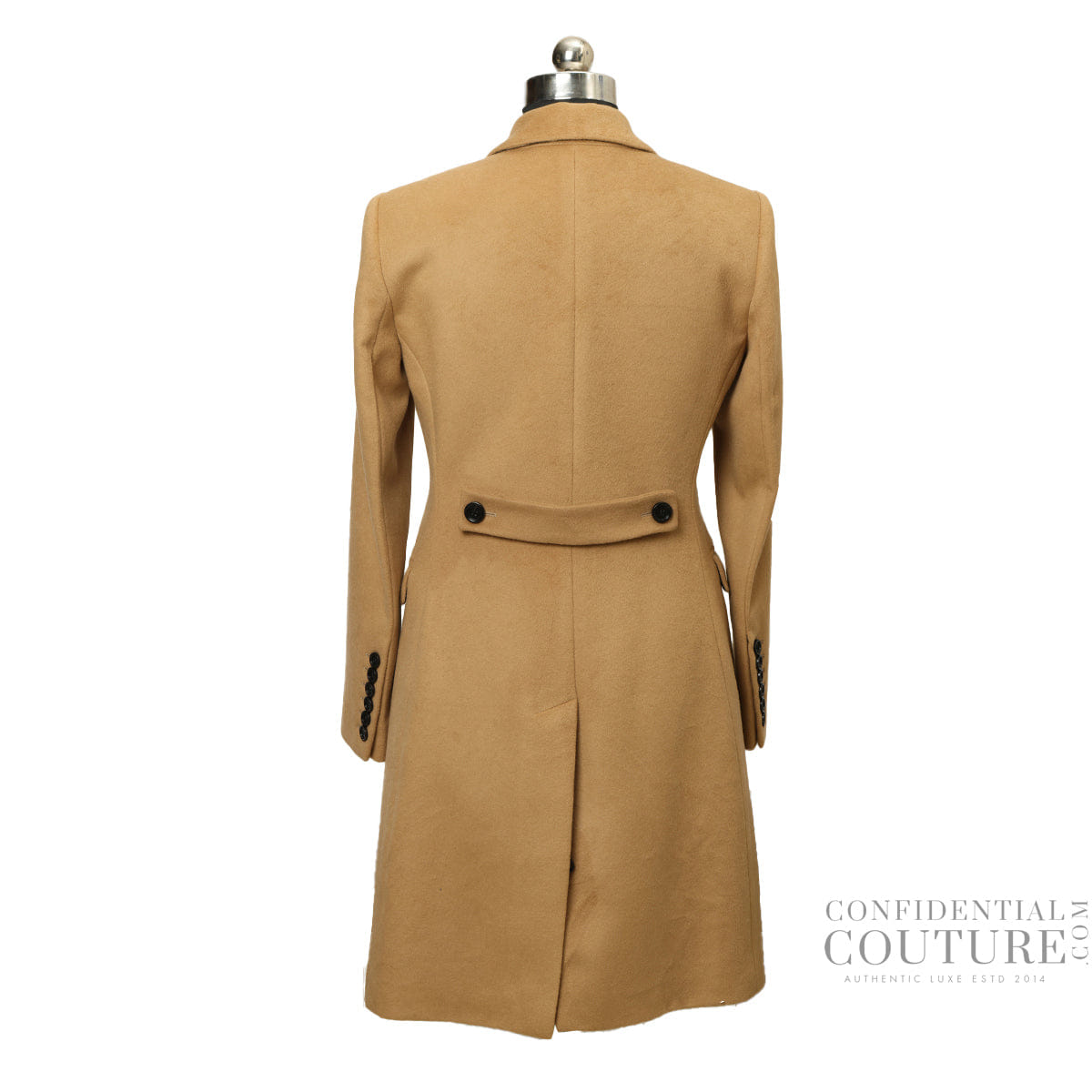 Burberry Tan Cashmere Trench Coat - UK - 12, US - 10, IT - 44