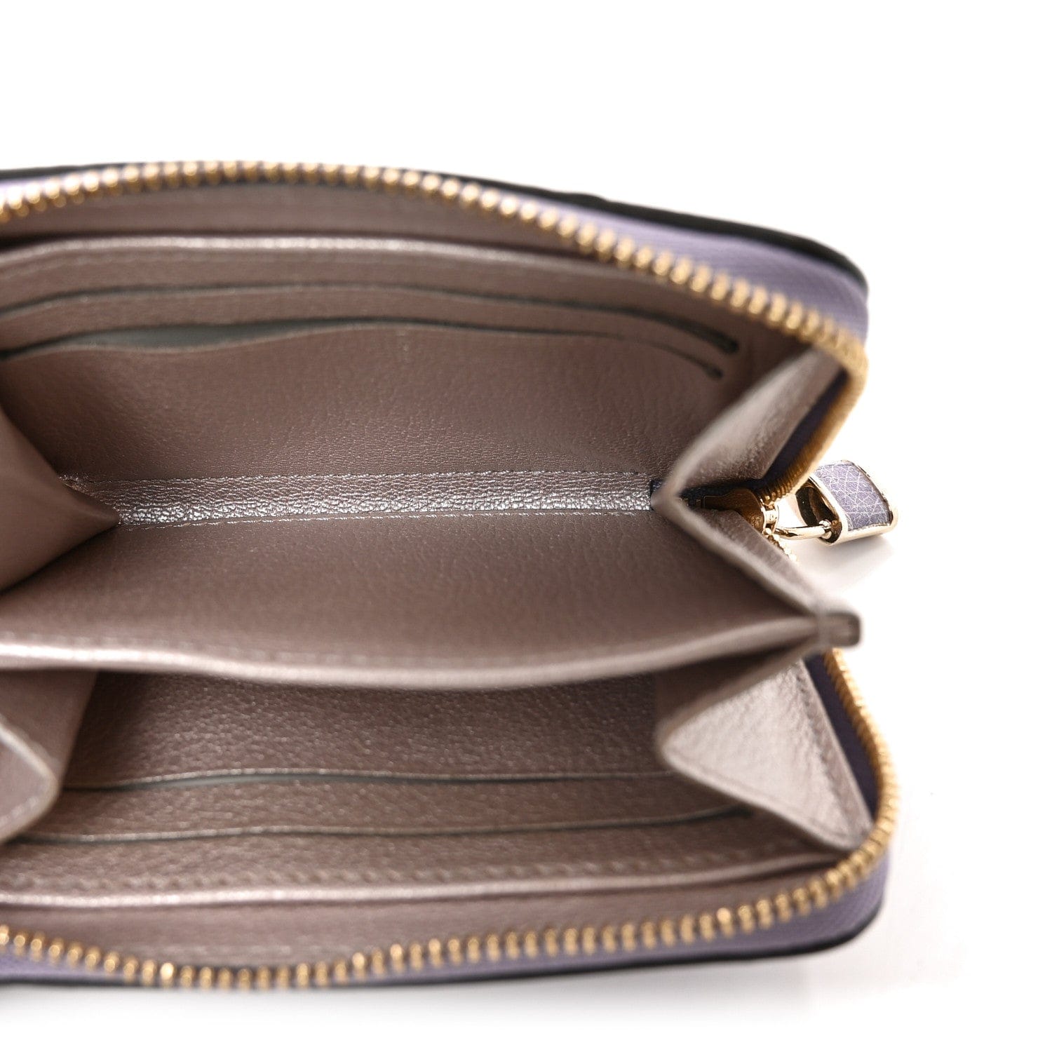 Louis Vuitton Ostrich Zippy Coin Purse Purple