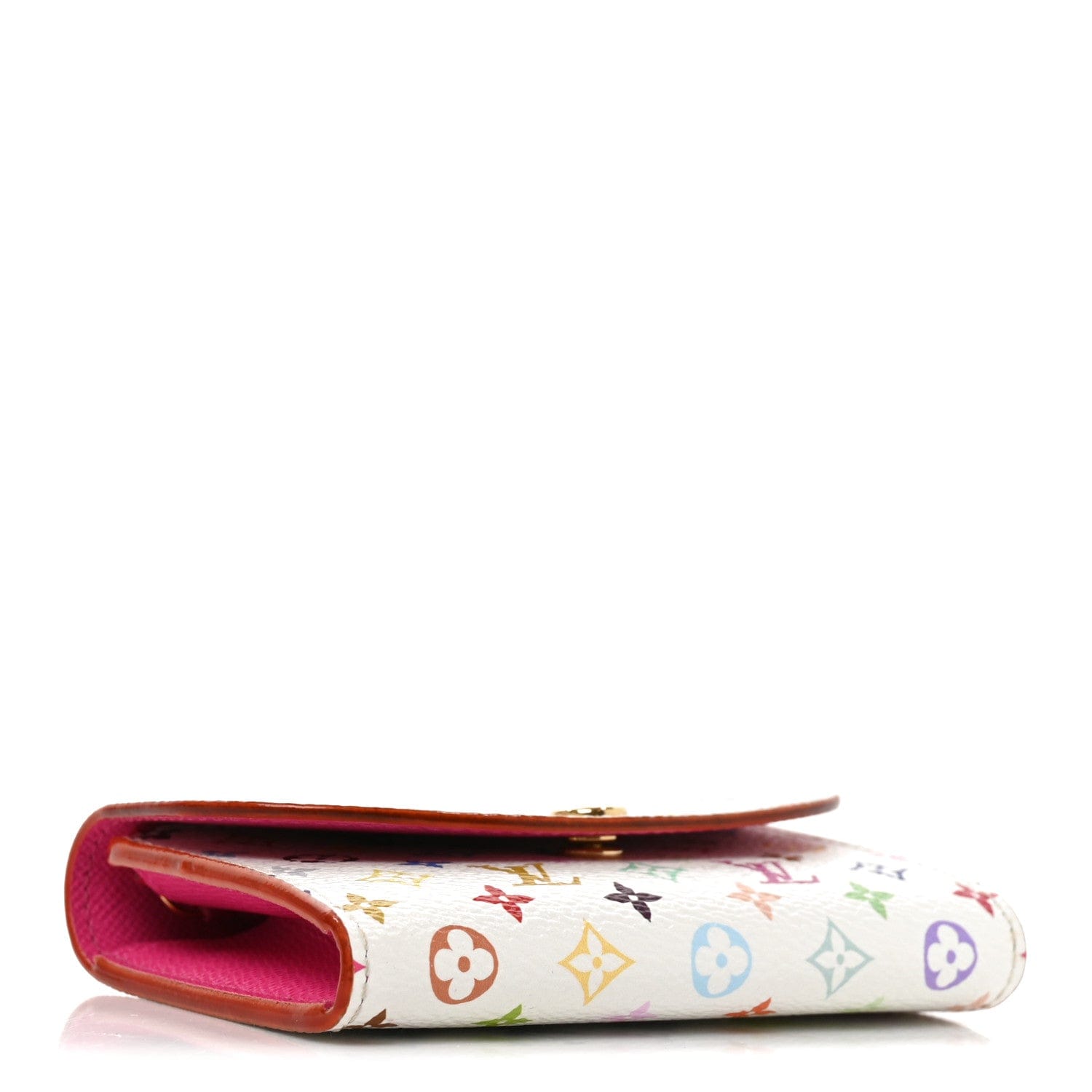 Louis Vuitton LV x TM Monogram Multicolor Rosalie Coin Purse White Kawaii Pink