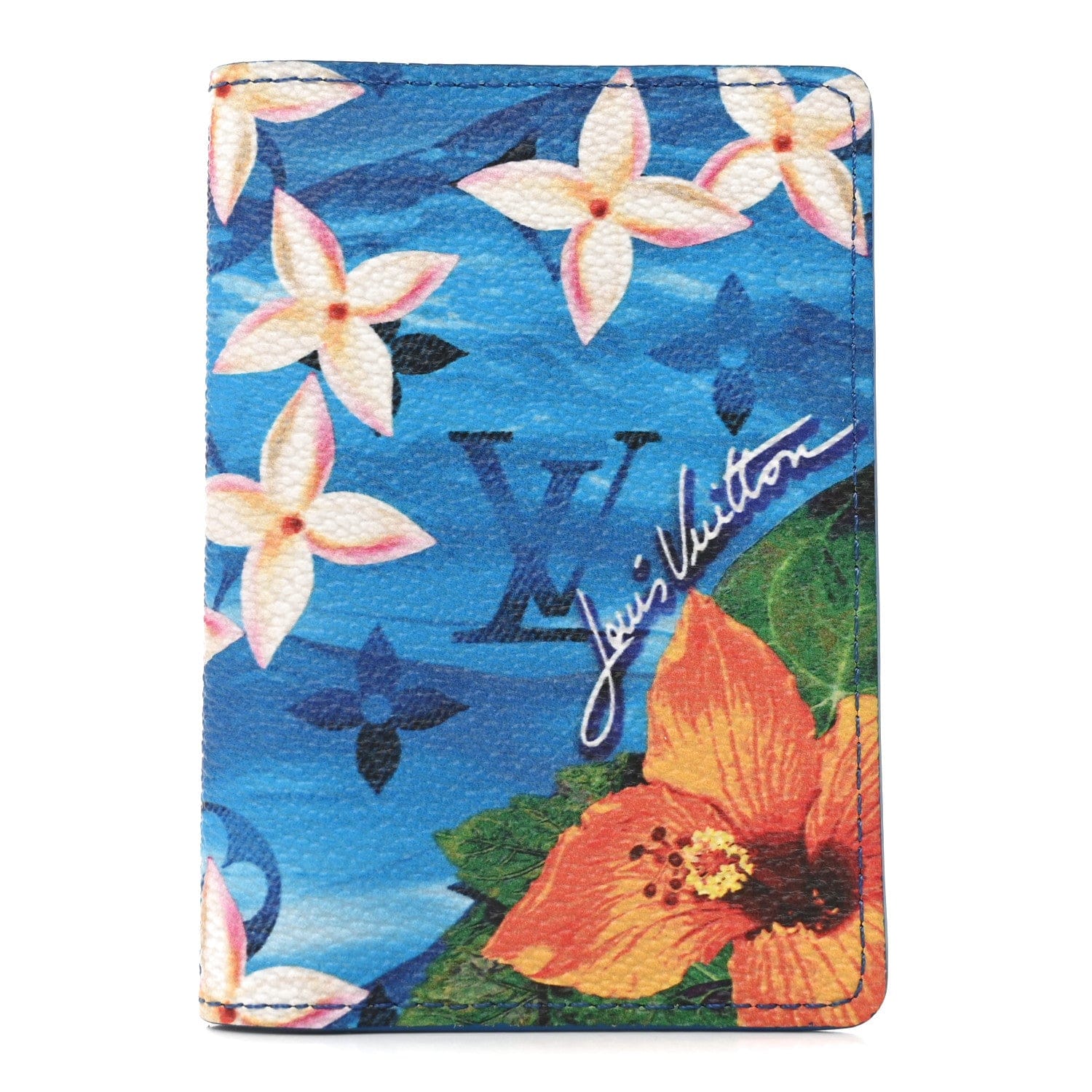 Louis Vuitton Monogram Surfin' Pocket Organizer NM Blue