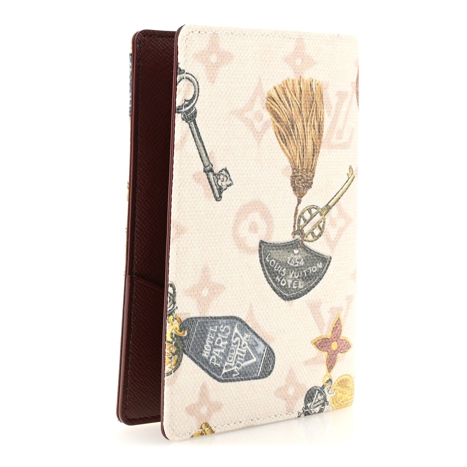 Louis Vuitton Monogram Flight Mode Keys Passport Cover Dune