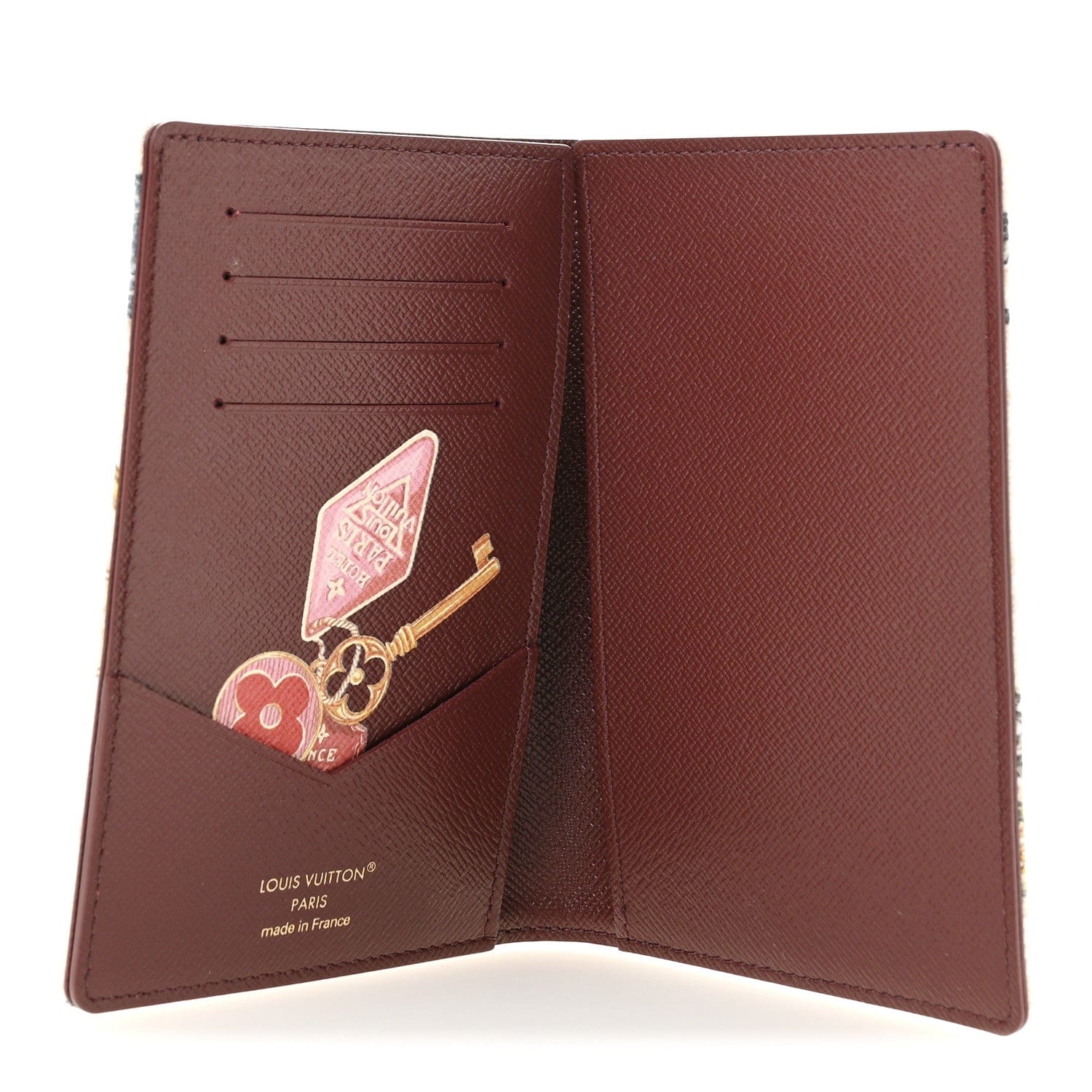 Louis Vuitton Monogram Flight Mode Keys Passport Cover Dune