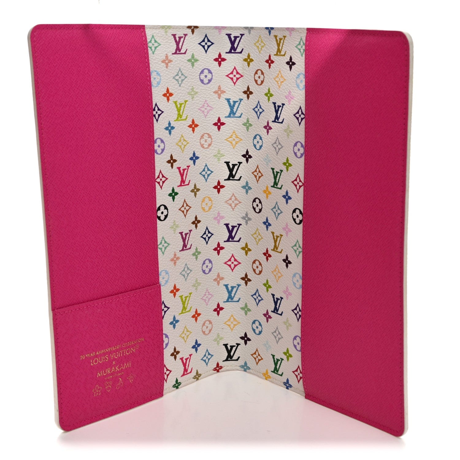 Louis Vuitton LV x TM Monogram Multicolor Emily Notebook Cover MM White