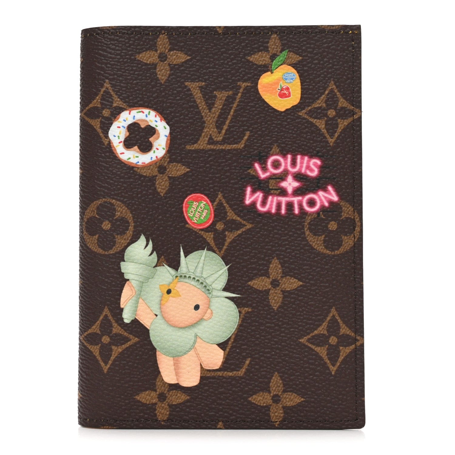 Louis Vuitton Monogram 57th Street NYC Passport Cover Yellow Cab