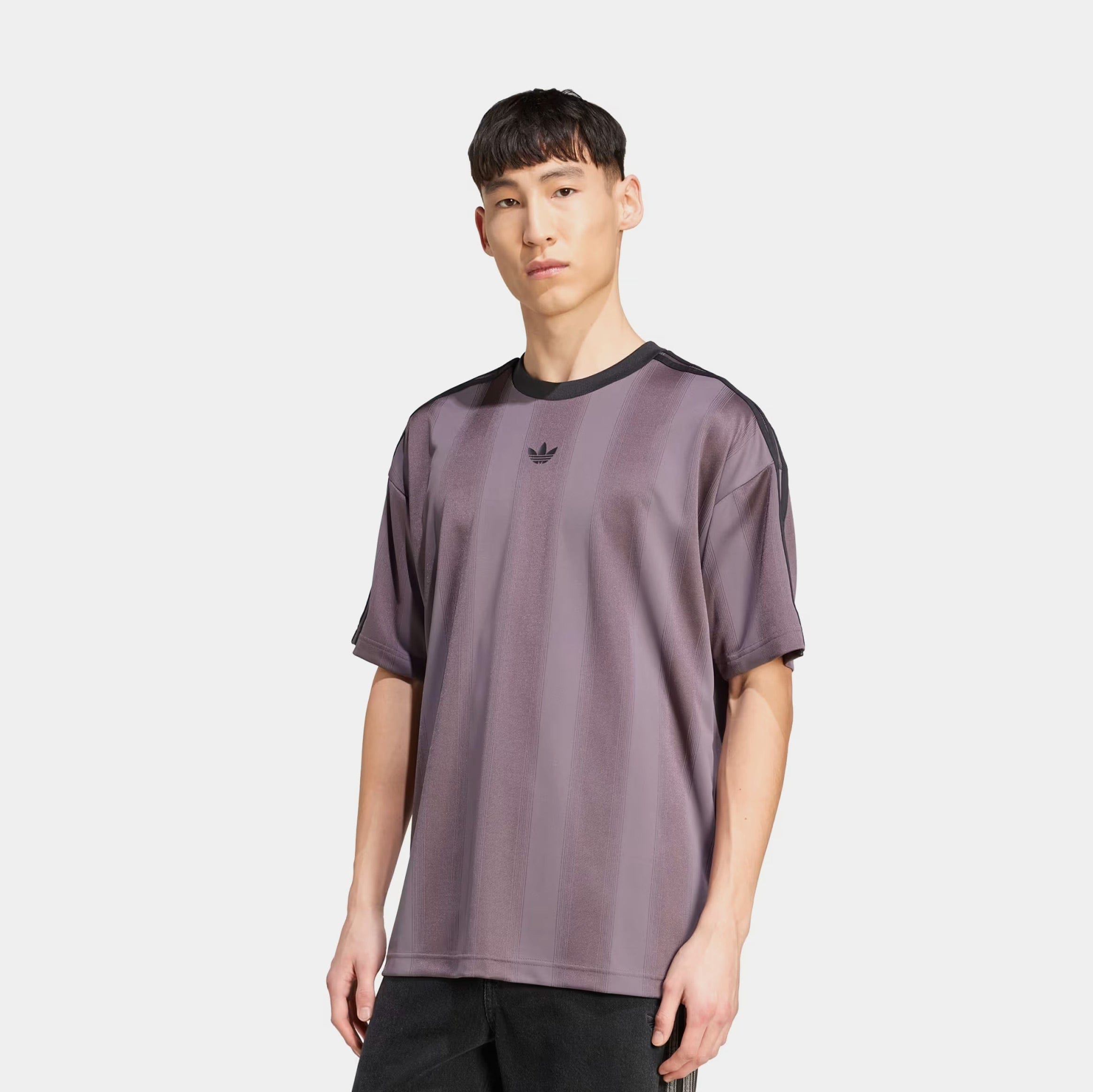 adidas Adicolor Jacquard Mens Jersey (Grey/Black)