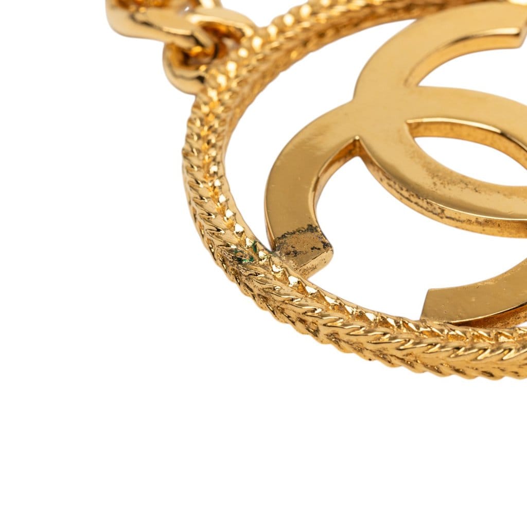 Chanel CC Gold Plated Key Chain