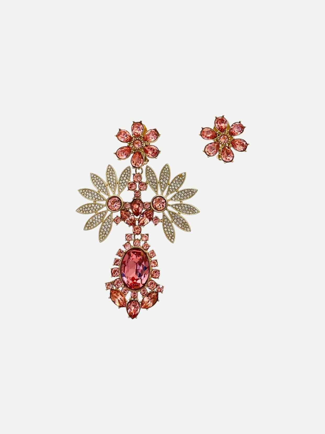 Burberry Double Daisy Fashion Earrings
