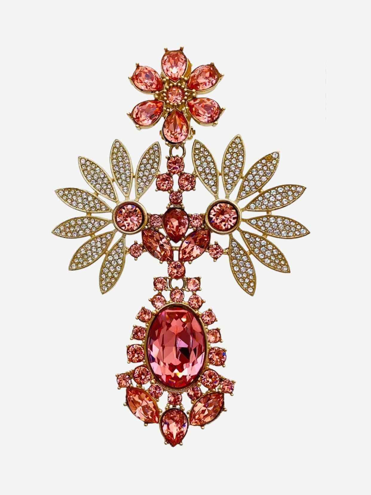 Burberry Double Daisy Fashion Earrings
