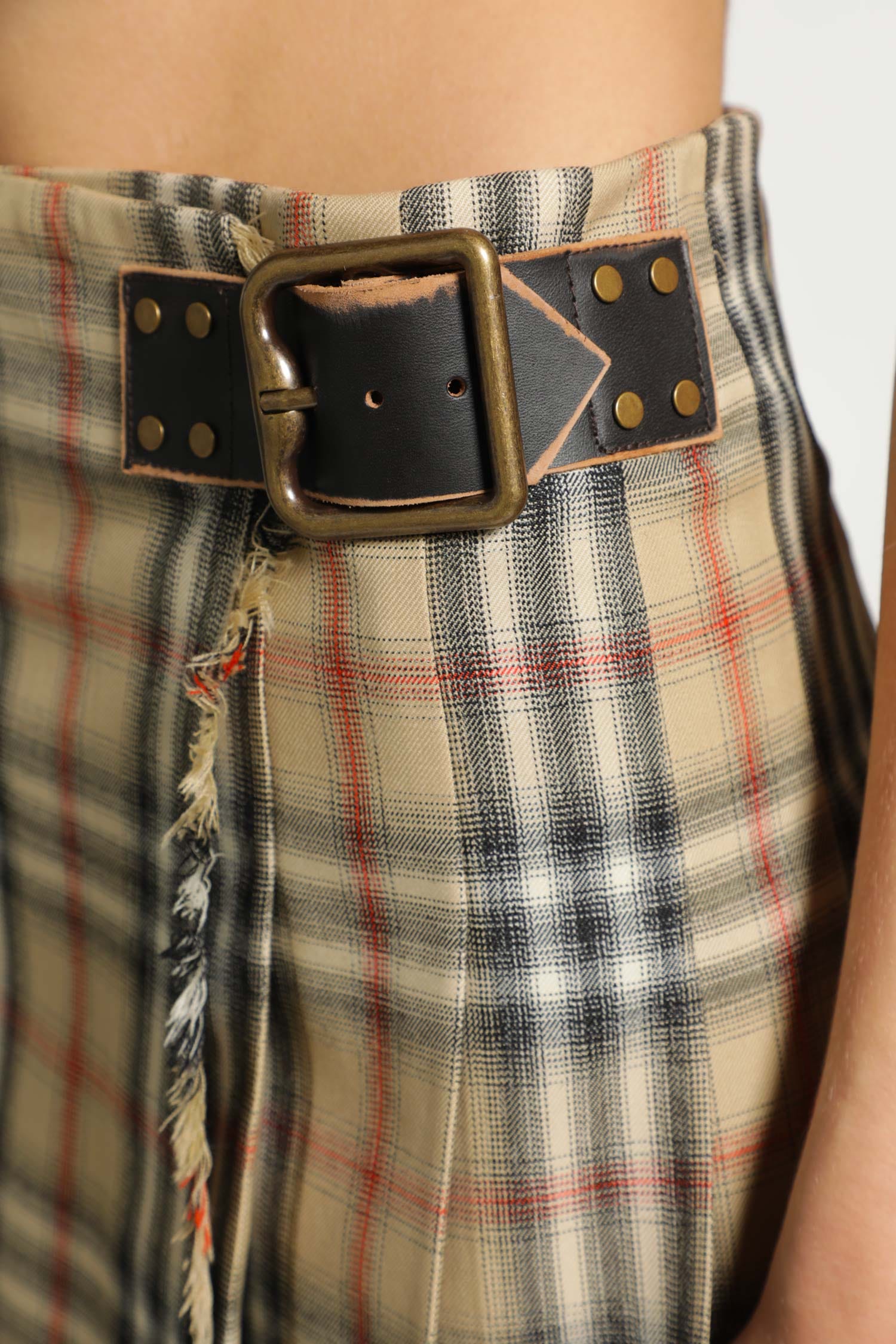 Burberry Check Wool Mini Kilt