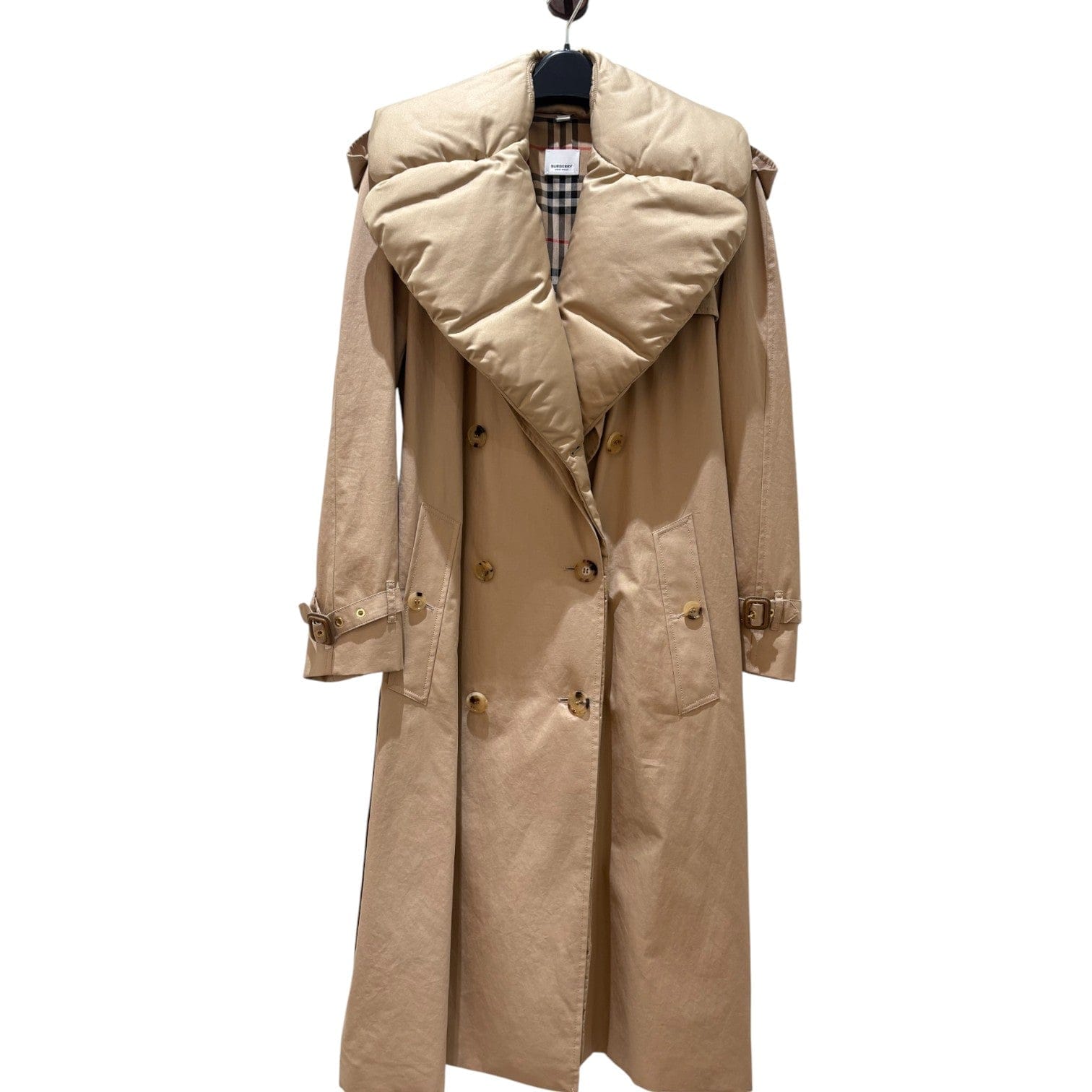 Burberry Beige Long Coat UK4