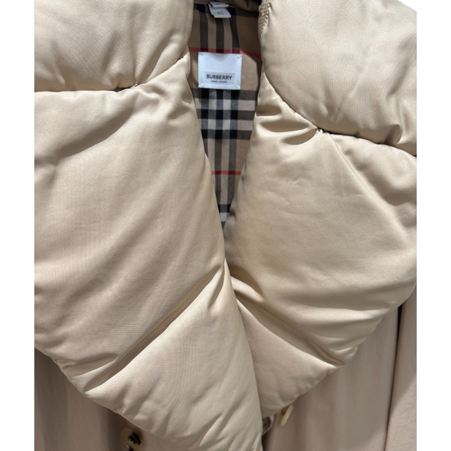 Burberry Beige Long Coat UK4