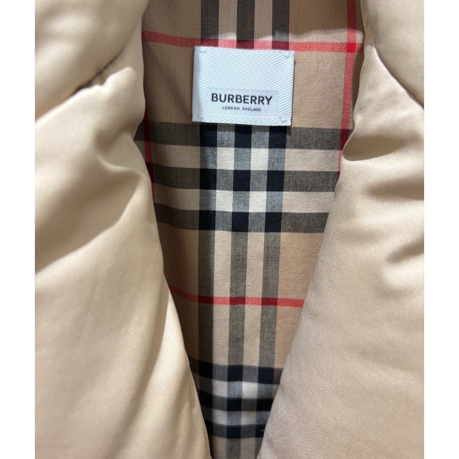 Burberry Beige Long Coat UK4