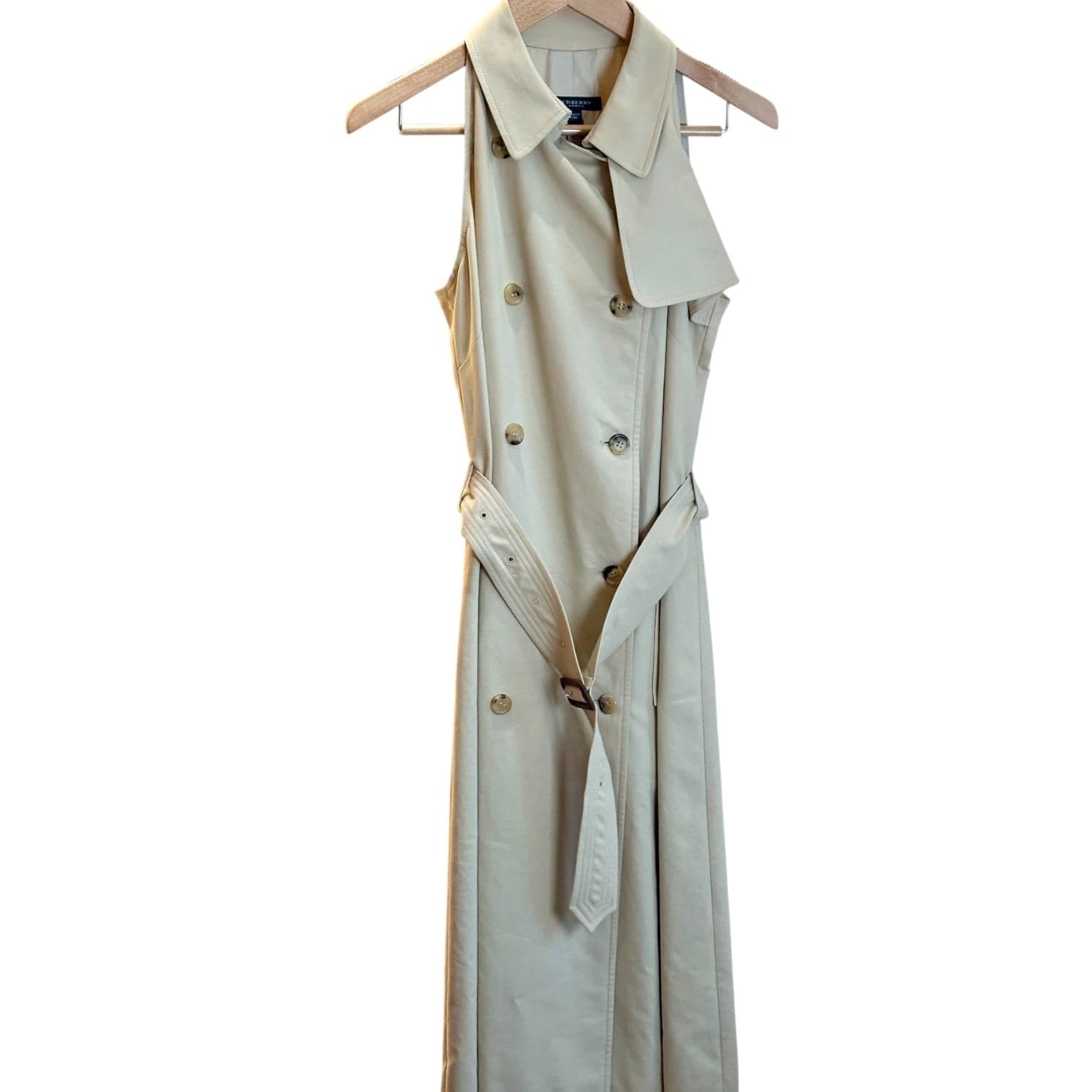 Burberry Sleeveless Trench Coat Beige Size 12