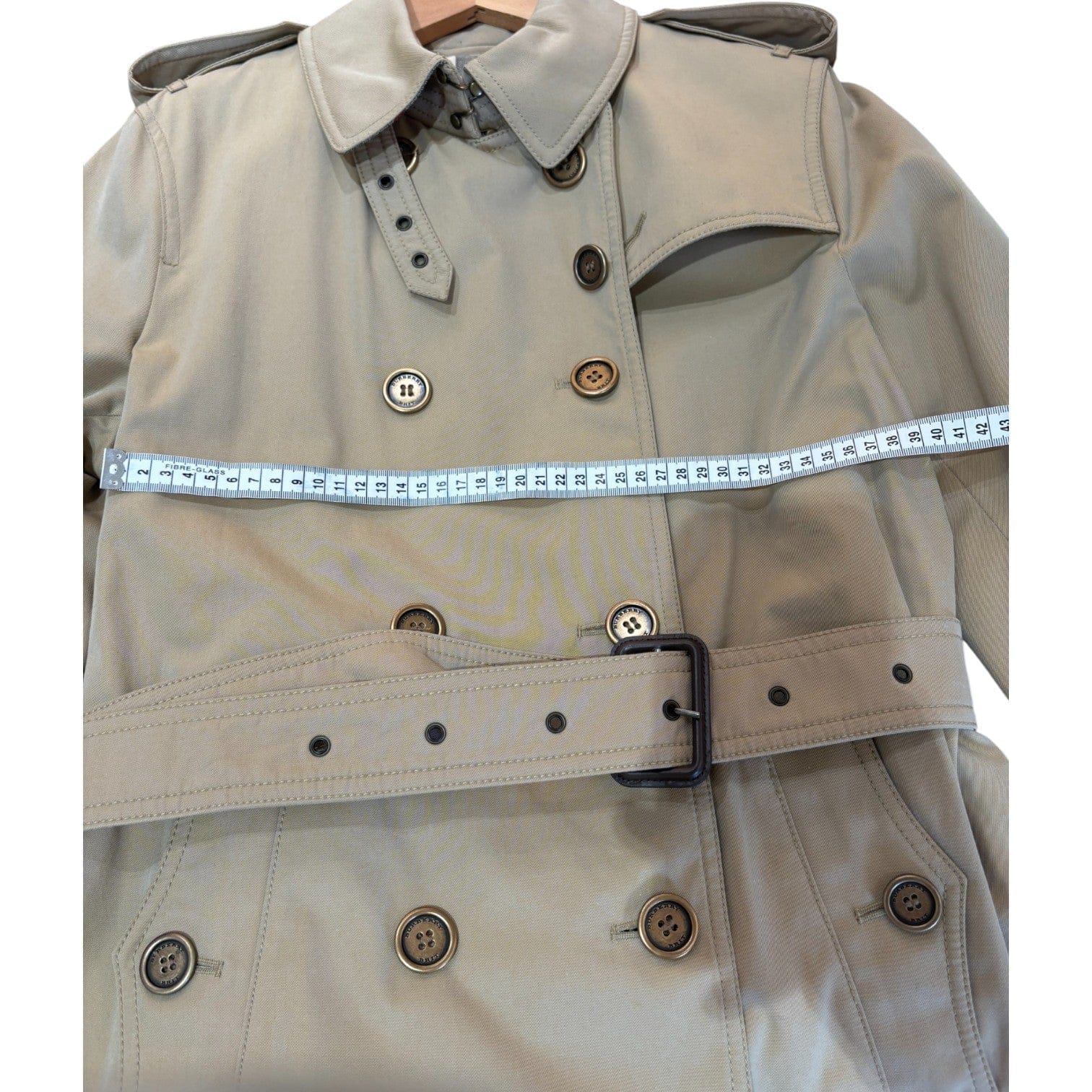 Burberry Classic Trench Coat Short Size 12#