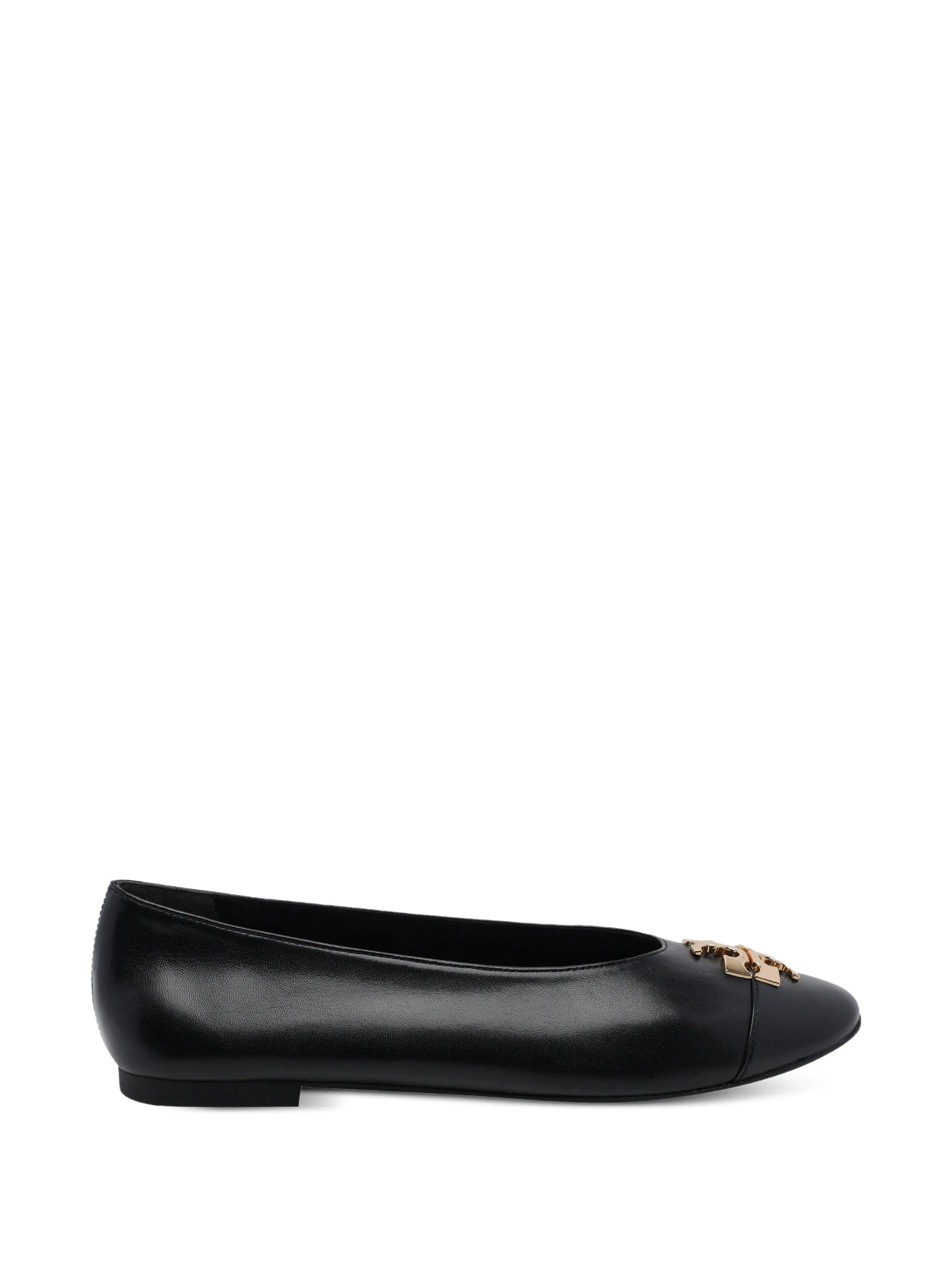 Tory Burch Charlie logo - plaque ballet flats