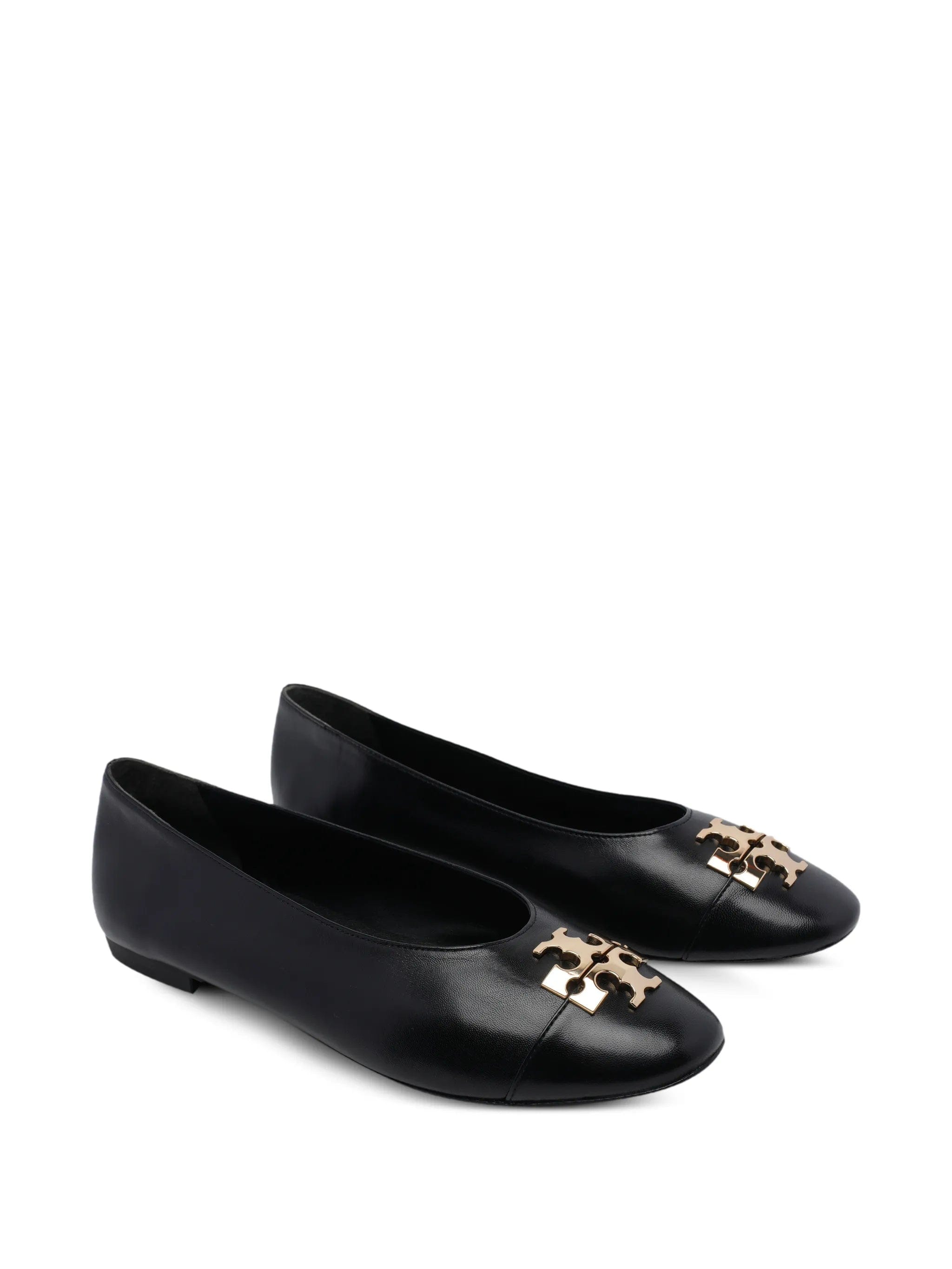 Tory Burch Charlie logo - plaque ballet flats