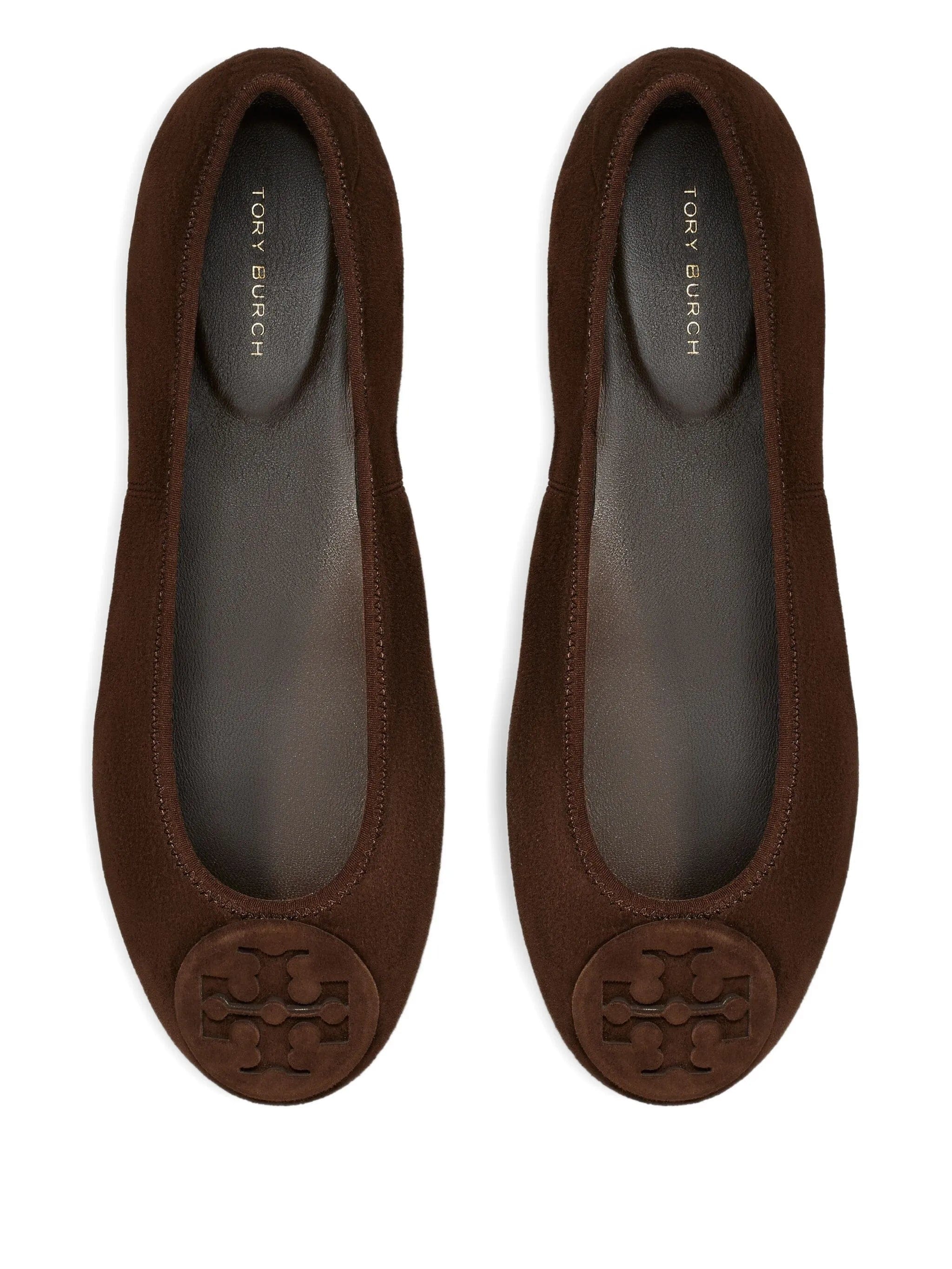 Tory Burch Reva Travel suede ballet flats