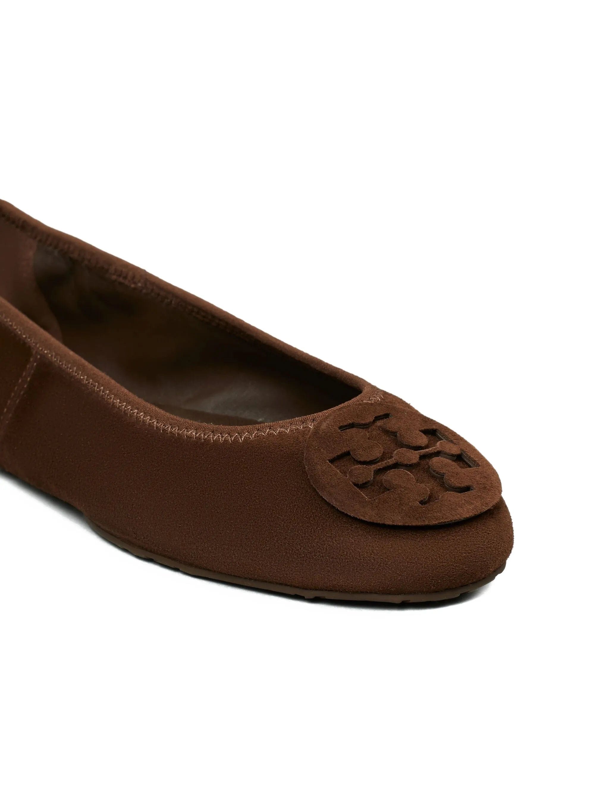 Tory Burch Reva Travel suede ballet flats