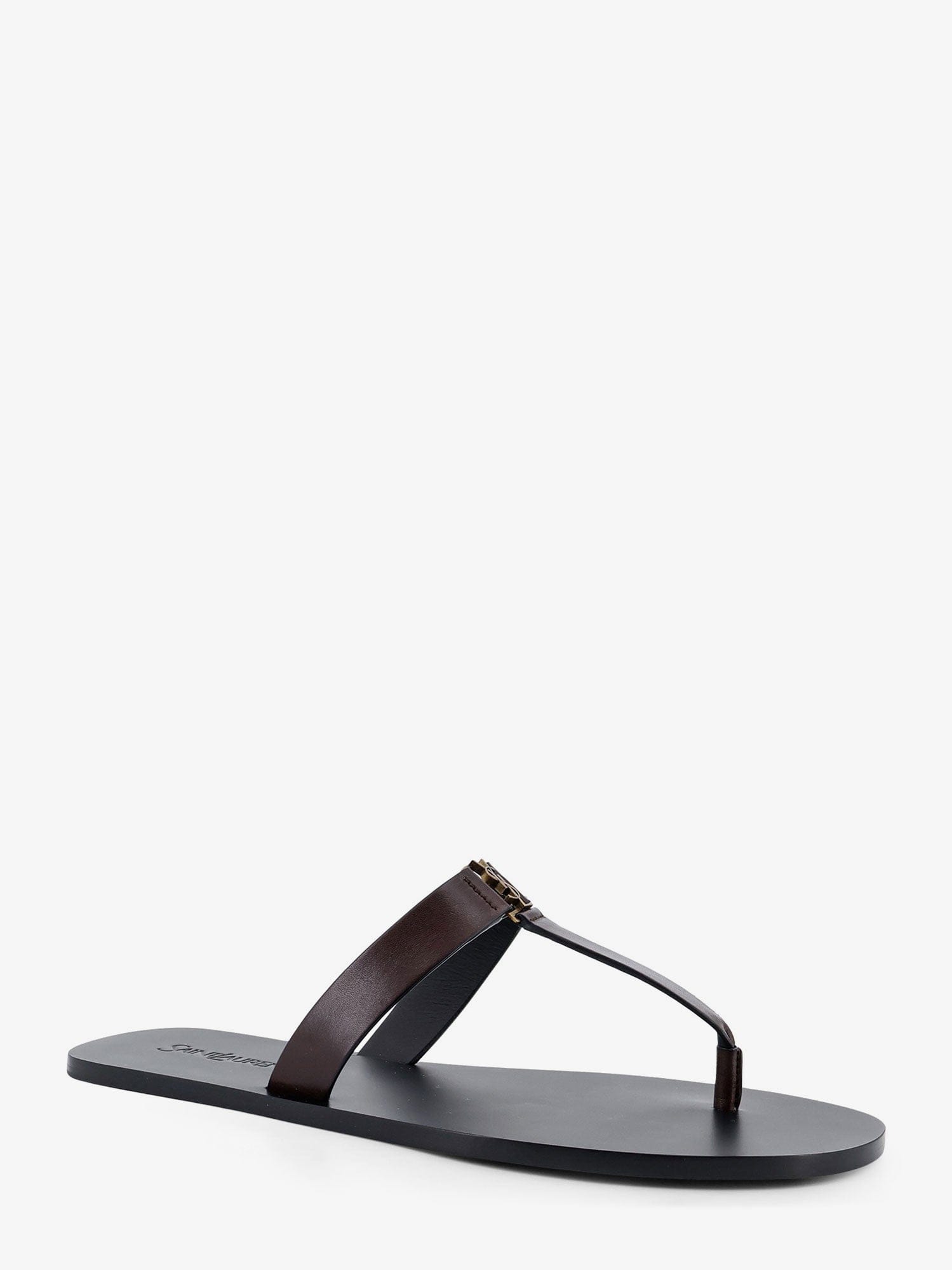 Saint Laurent Babylone leather sandals