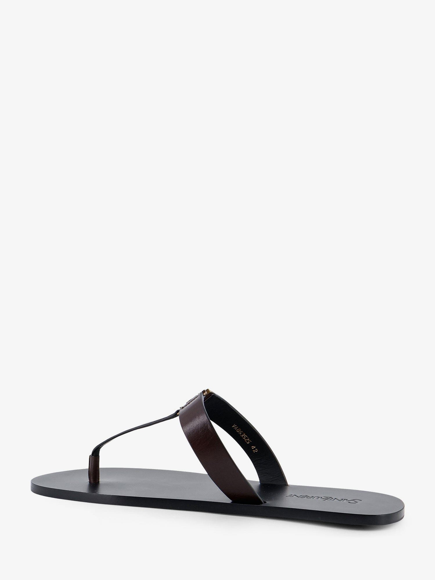 Saint Laurent Babylone leather sandals