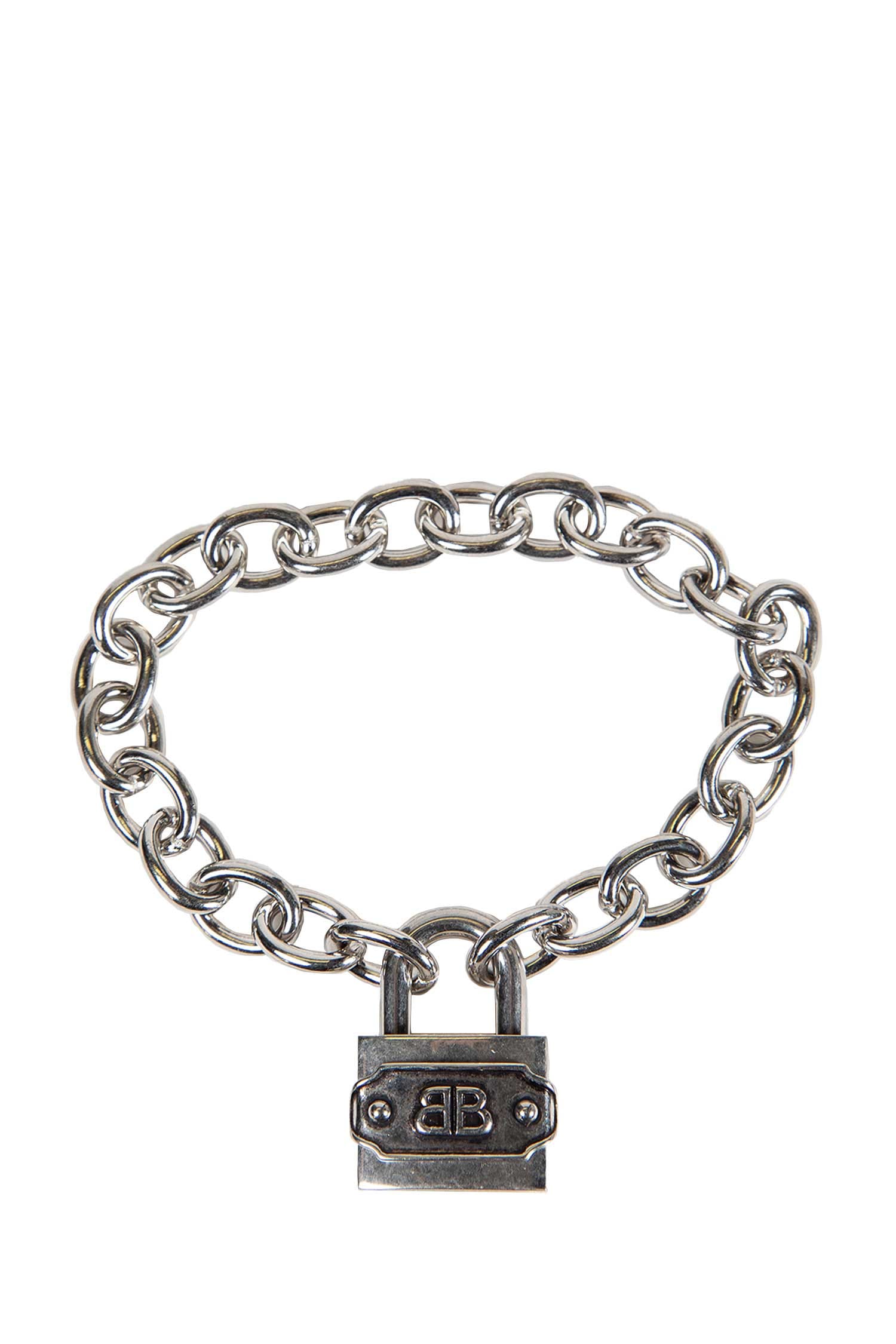 Balenciaga BB Padlock Bracelet