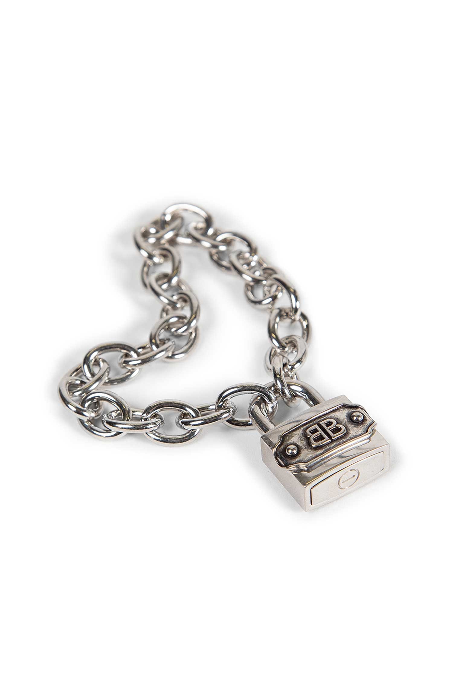 Balenciaga BB Padlock Bracelet