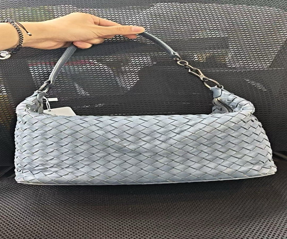 Bottega Veneta BV Haze Blue Lunchbox Bag 25 23035425