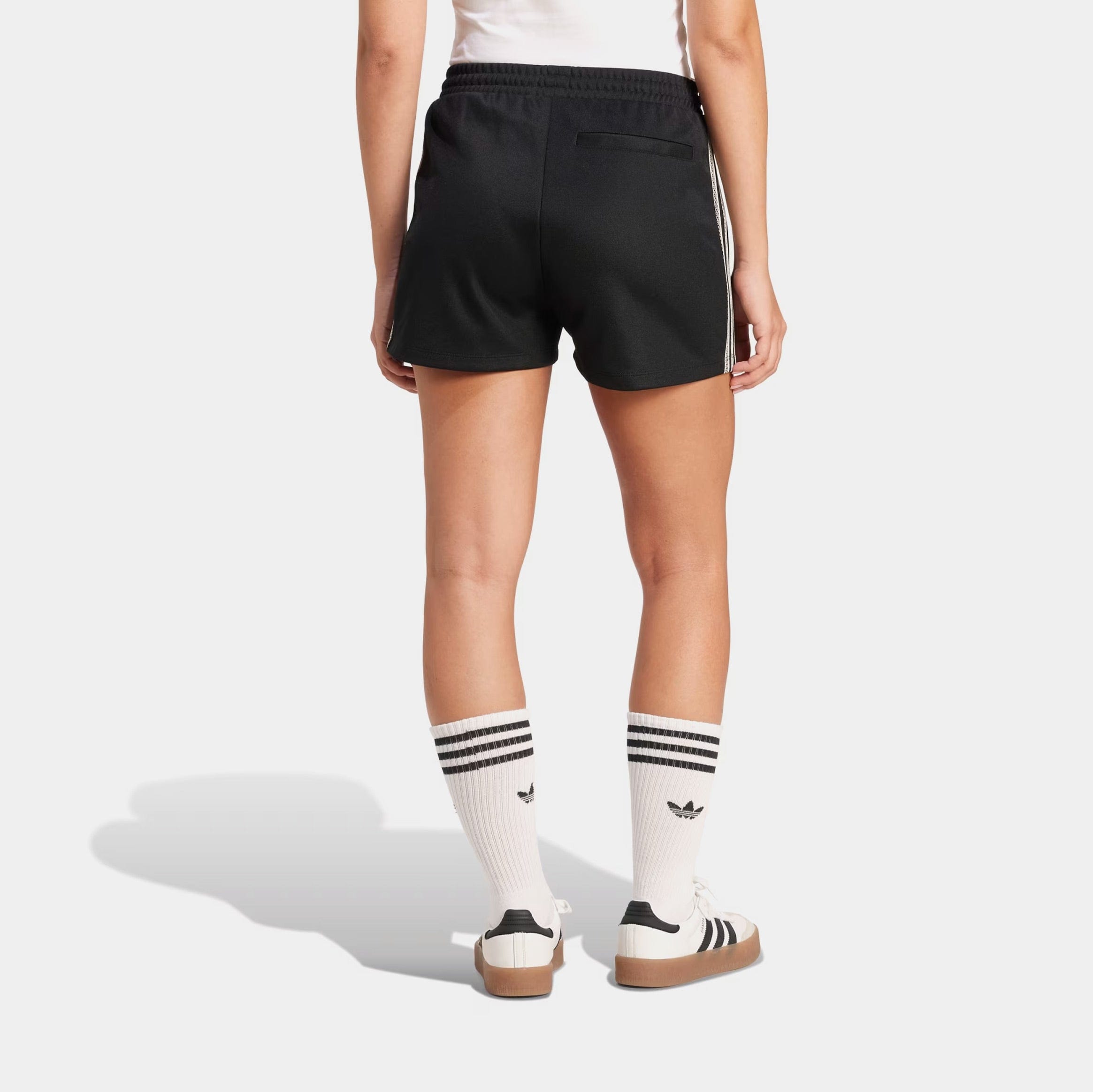 adidas Summer Glow Classic Womens Shorts (Black/Beige)