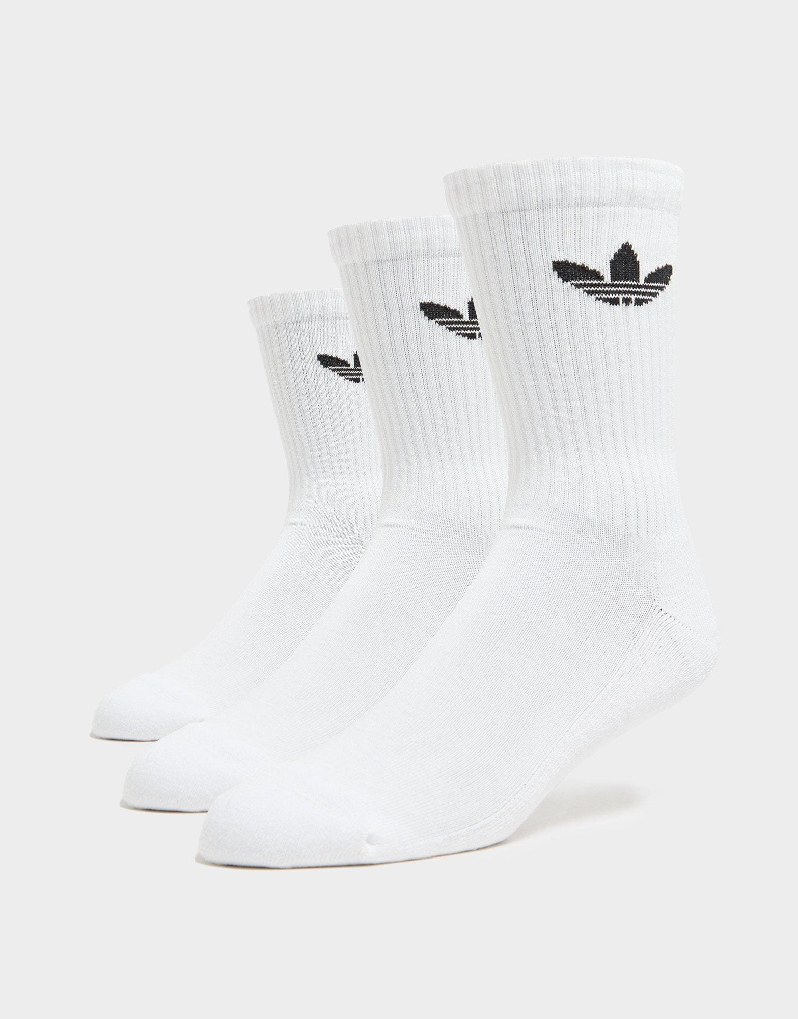 adidas Trefoil Cushion Crew Sock 3 Pack
