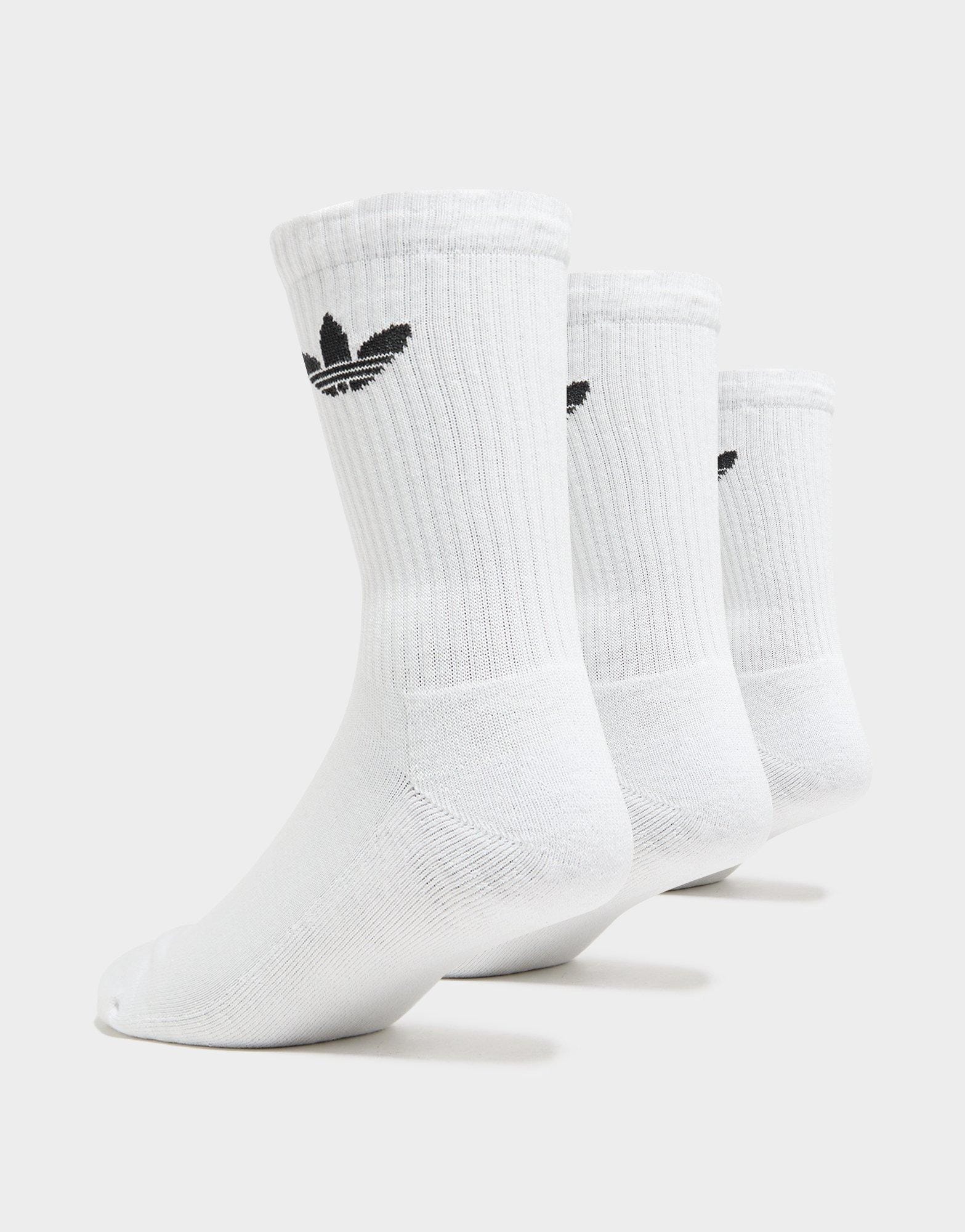 adidas Trefoil Cushion Crew Sock 3 Pack