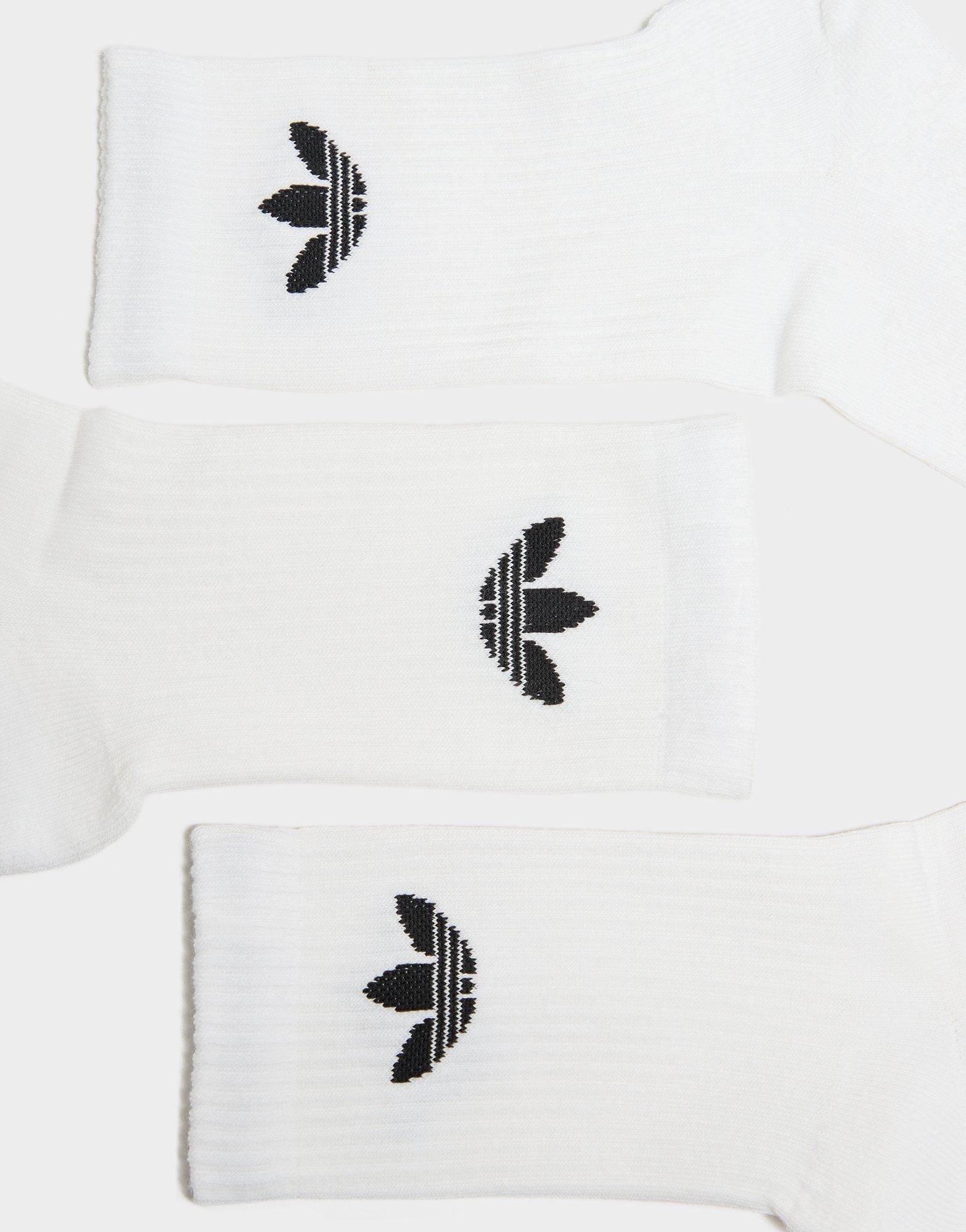 adidas Trefoil Cushion Crew Sock 3 Pack