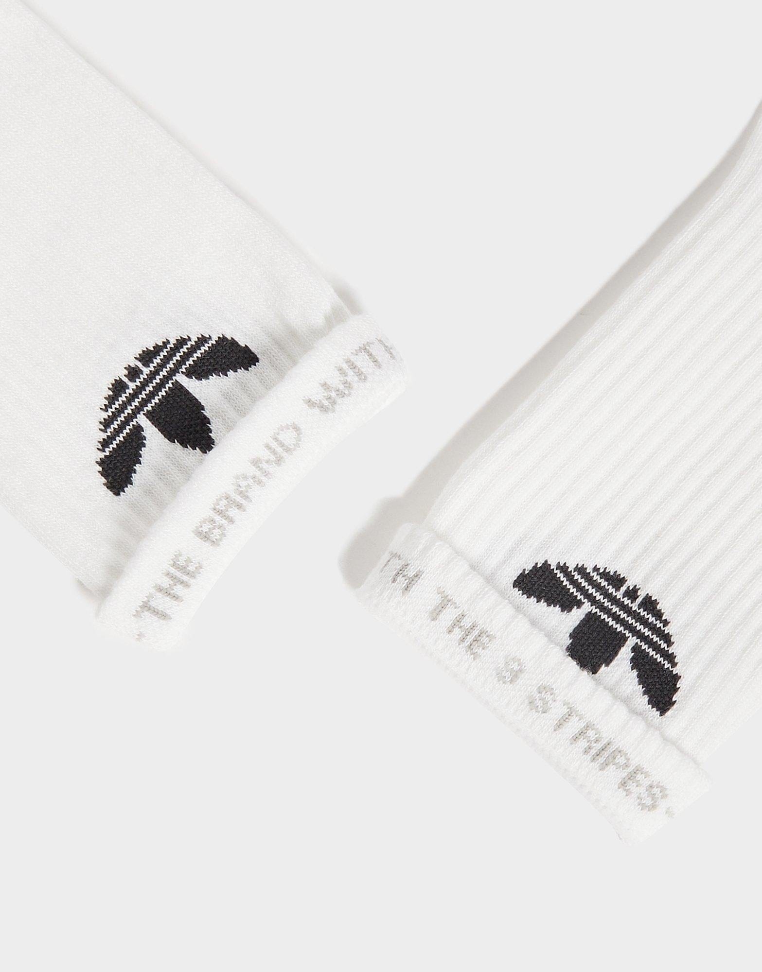 adidas Trefoil Cushion Crew Sock 3 Pack