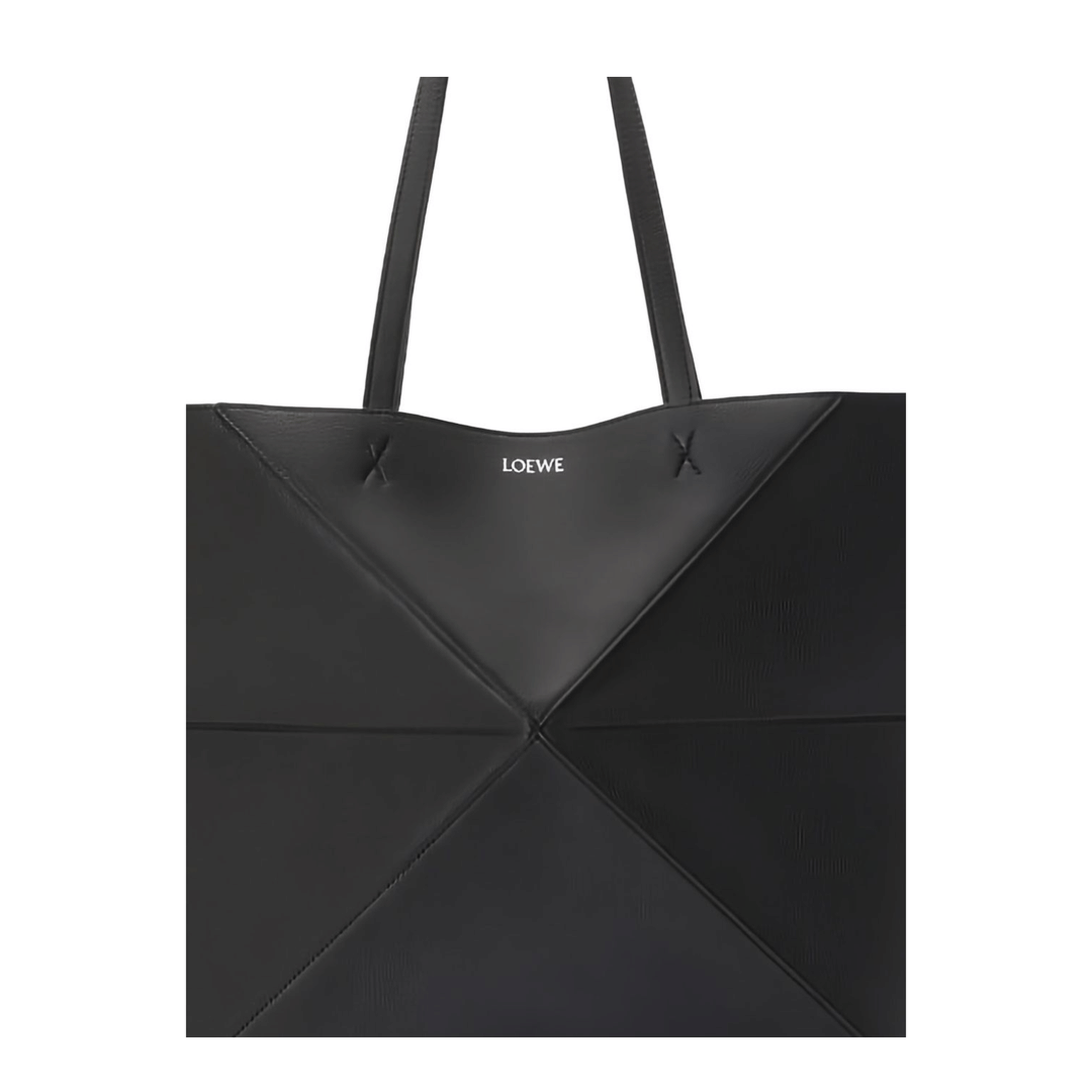 Loewe Puzzle Calfskin Shoulder Bag - Black