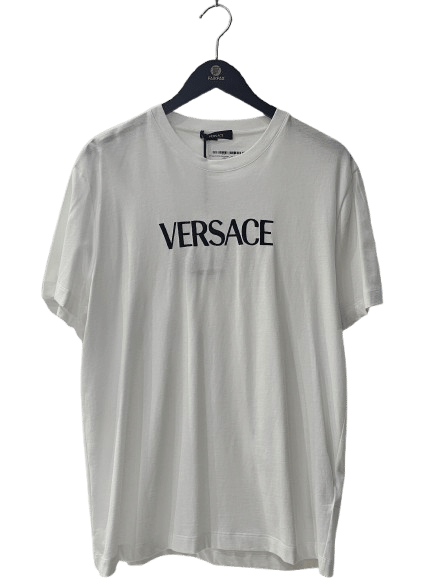 Versace white T-Shirt jersey فيرساتشي تي شيرسي أبيض