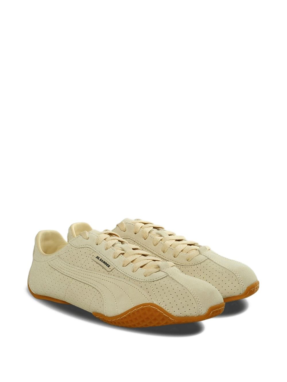 PUMA x Jil Sander perforated lace - up sneakers