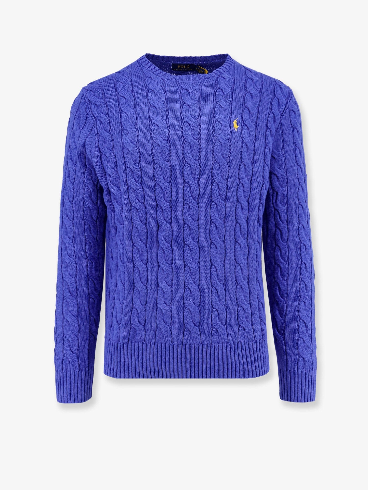 POLO RALPH Lauren Cable knit sweater with iconic embroidery