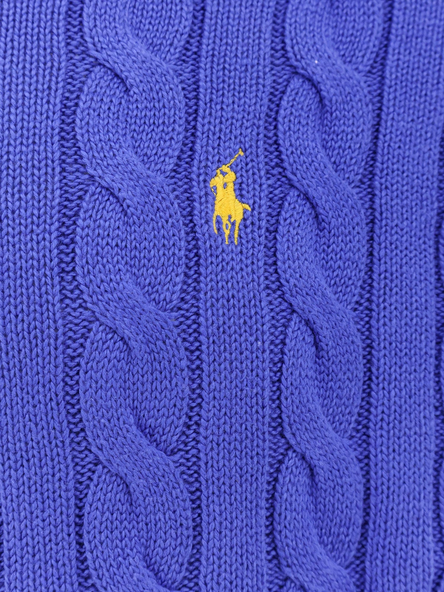 POLO RALPH Lauren Cable knit sweater with iconic embroidery
