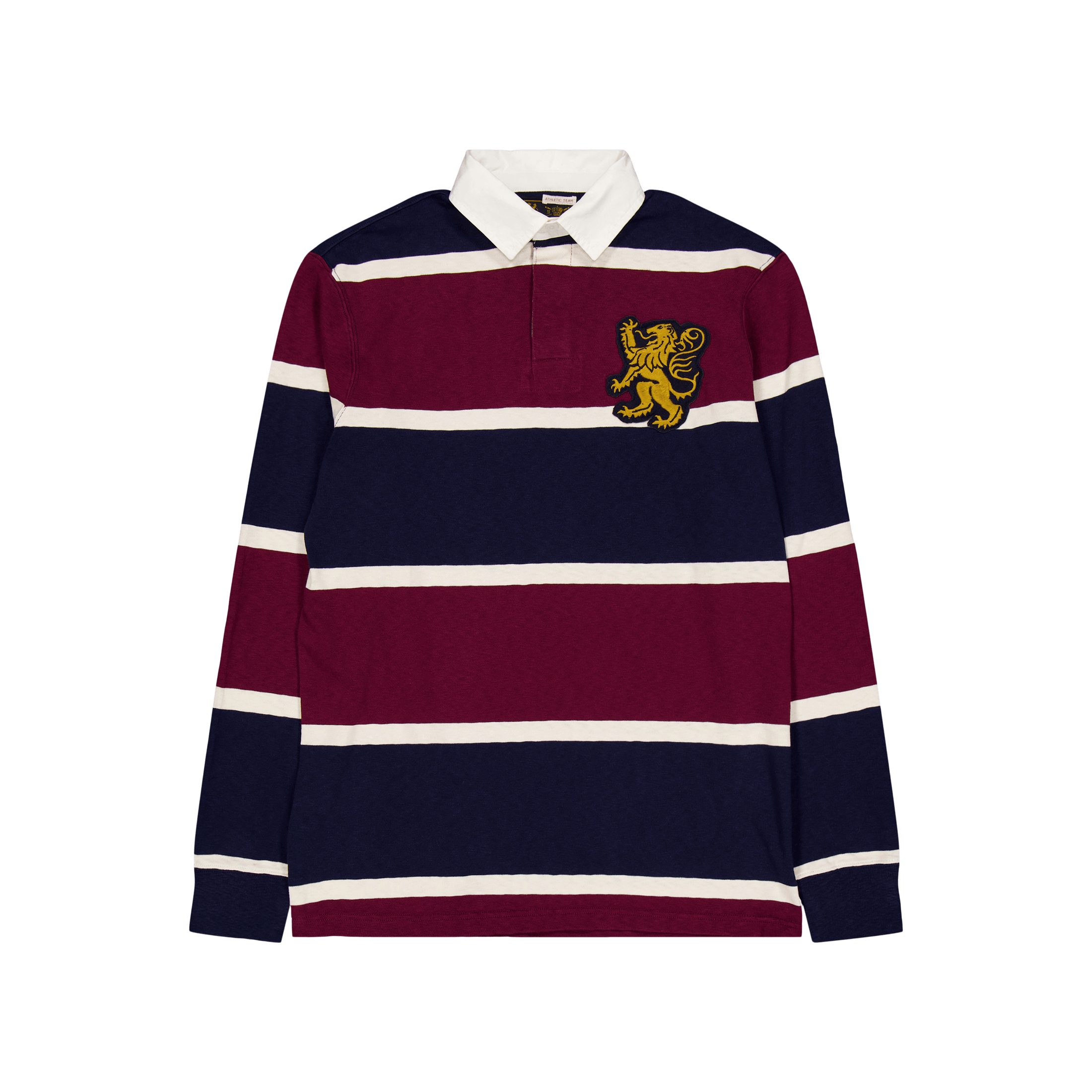 Polo Ralph Lauren Classic Fit Striped Jersey Rugby Shirt Classic Wine Multi