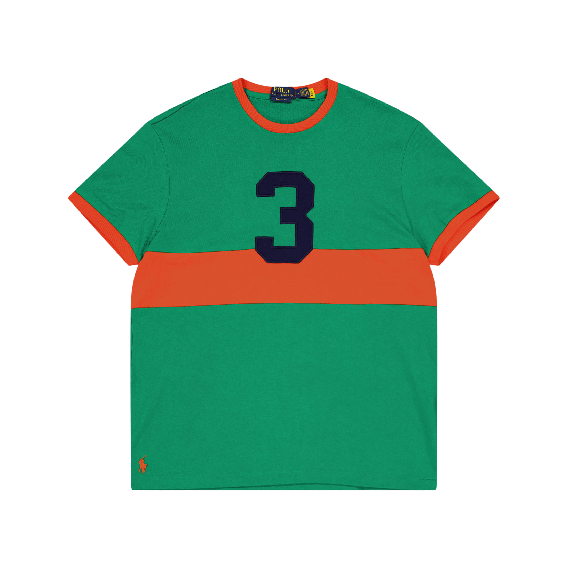 Polo Ralph Lauren Heavy Weight Jersey - ssl - tsh Billiard/sailing Orange