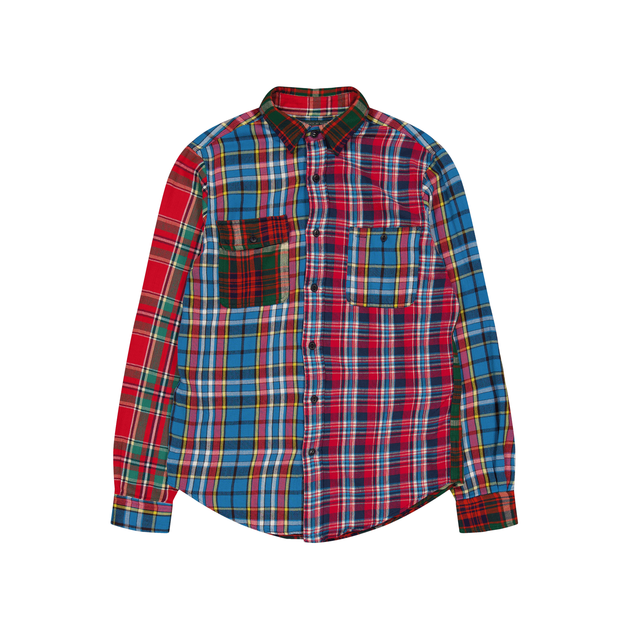Polo Ralph Lauren Custom Fit Patchwork Flannel Workshirt 6194 Patchwork