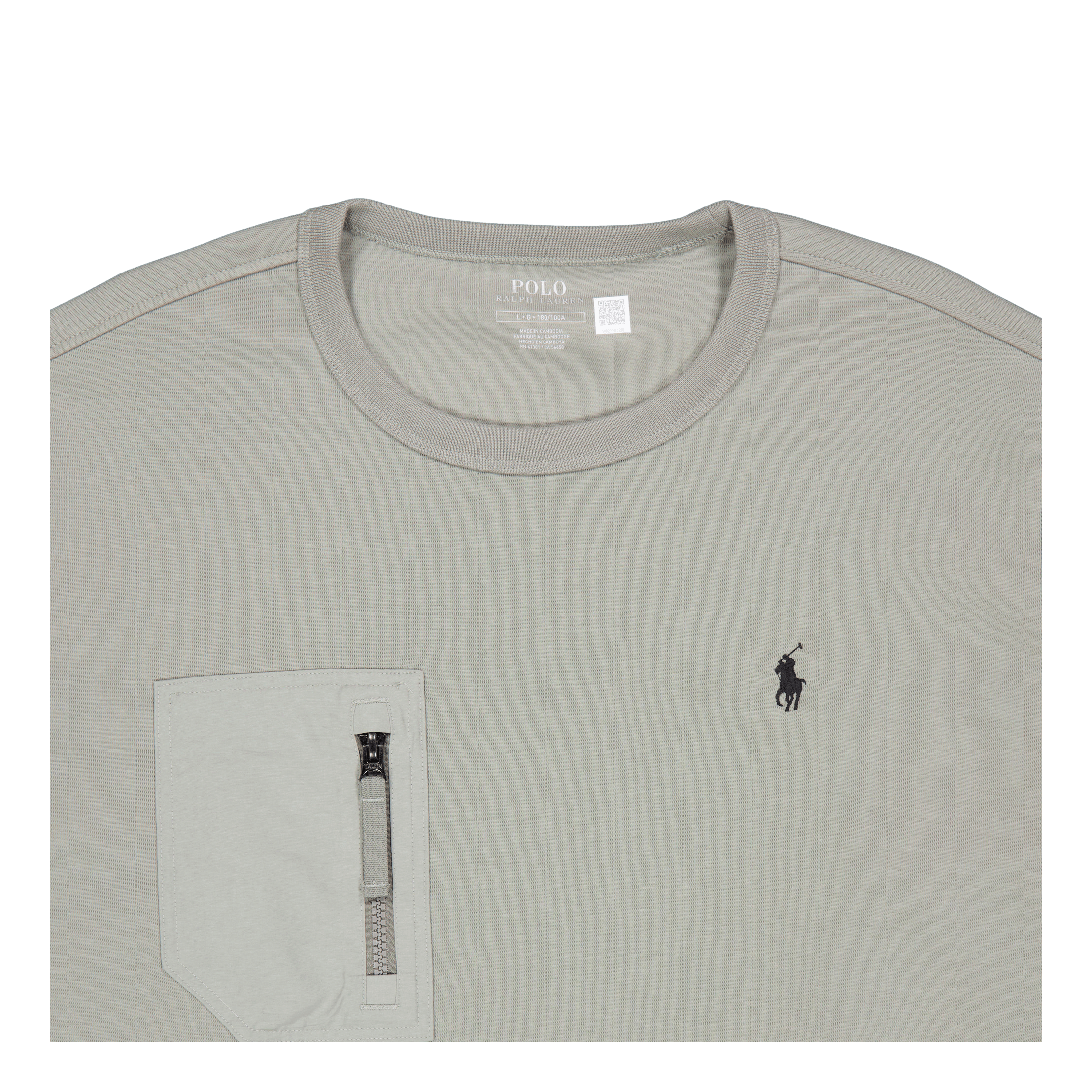 Polo Ralph Lauren Double - Knit Pocket Sweatshirt Performance Grey