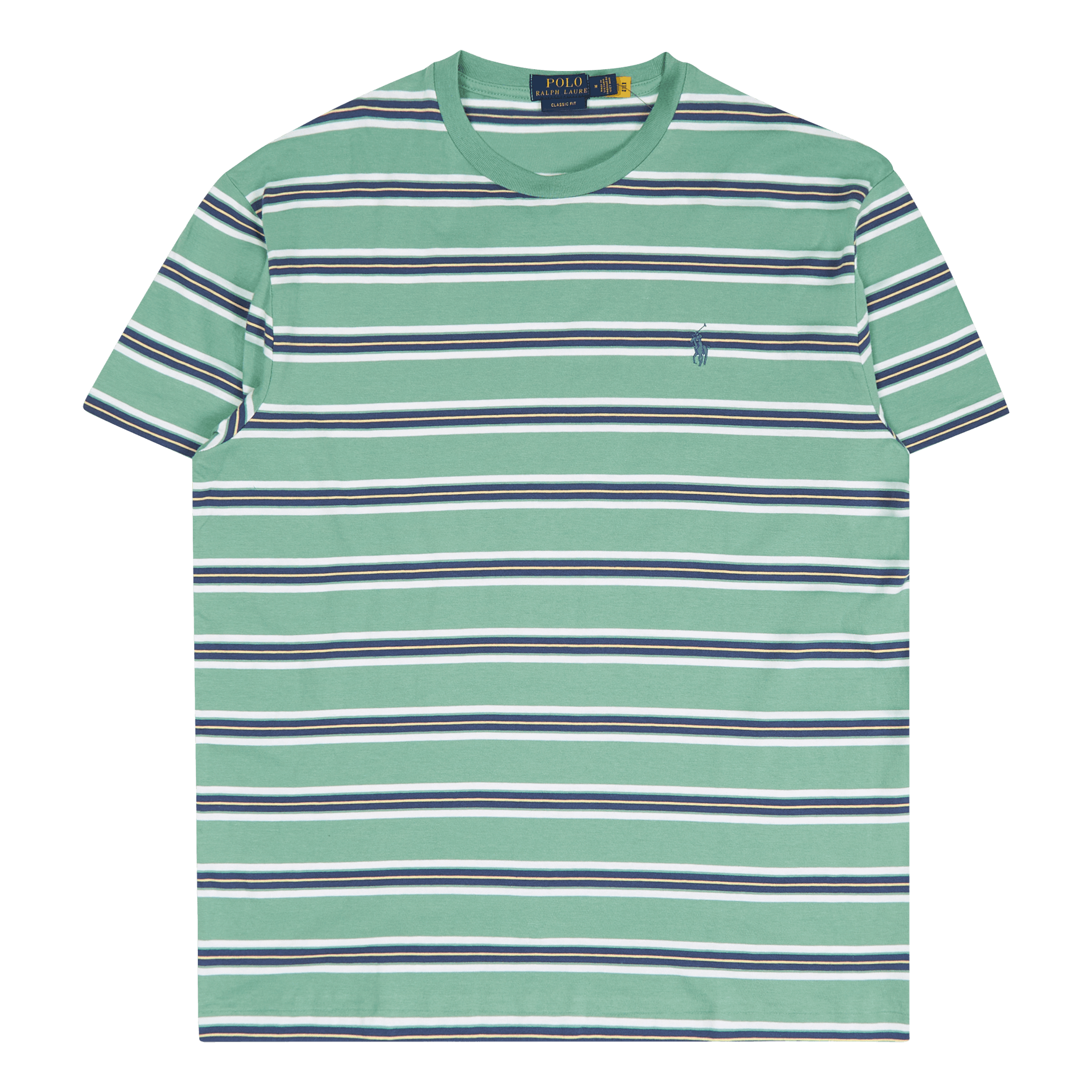 Polo Ralph Lauren Classic Fit Striped Jersey T - Shirt Haven Green Multi